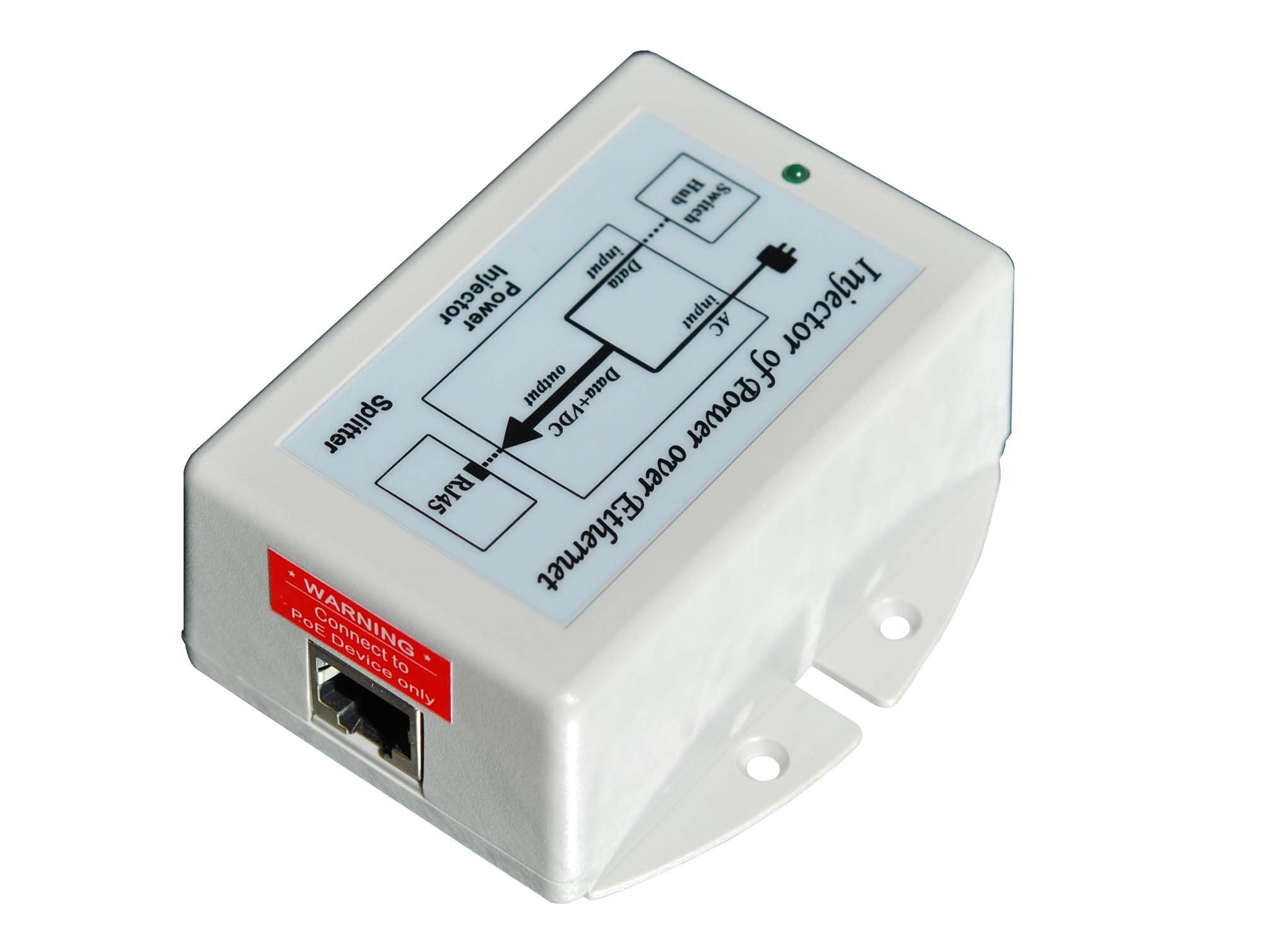 48V 18W Gigabit Poe Power Inserter, Surg