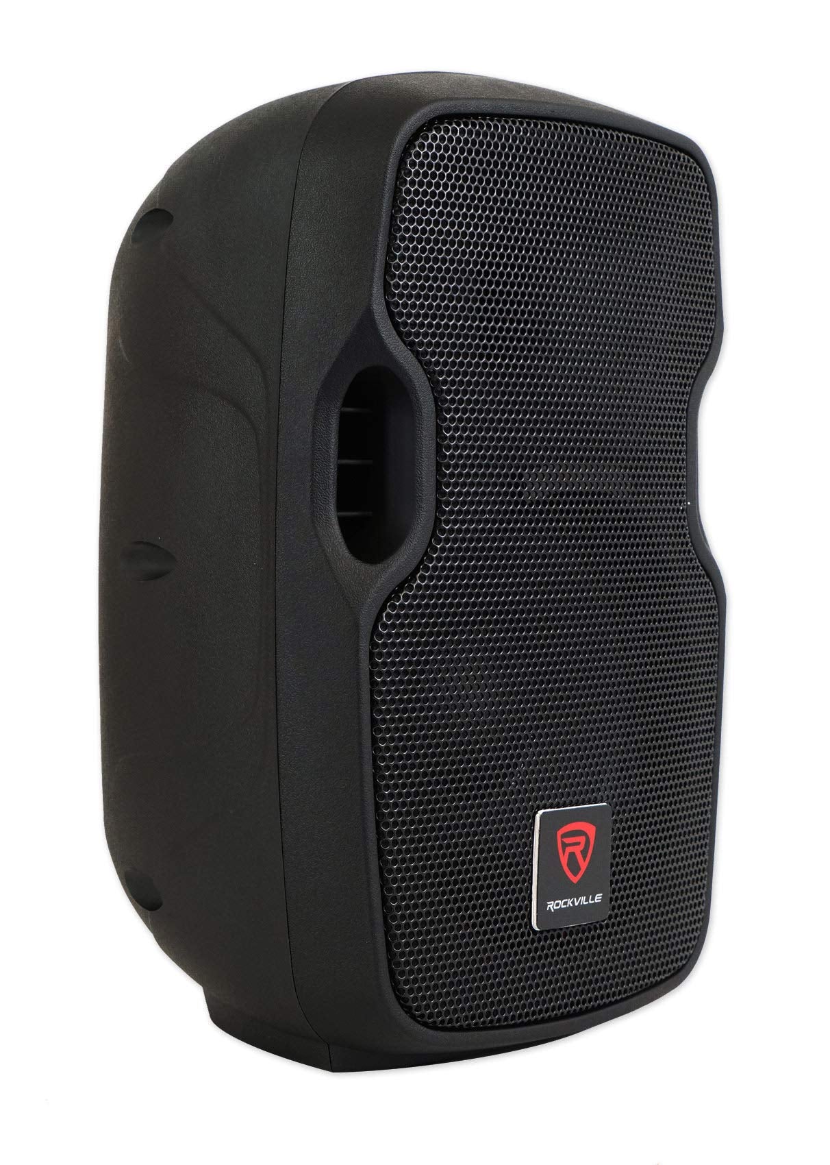 Rockville Bpa8 300W Peak/75W Rms 8 Powered Pa Speaker, Bluetooth, Usb/Sd, Eq, 1 Titanium Driver, Stand Mount/Flyable, For Djs An