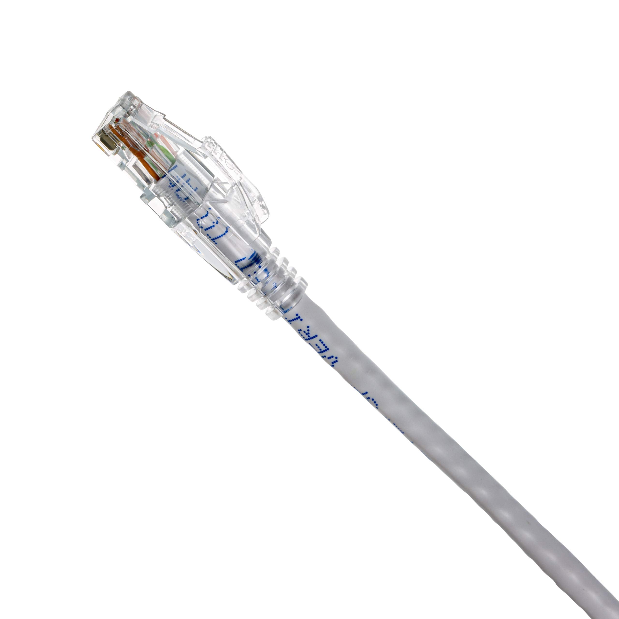 Ntw 10' Lockable Cat6 Patented Net Lock Rj45 Ethernet Network Patch Cable (Utp), Snagless, Light Gray (Nl U6K 010Lg)