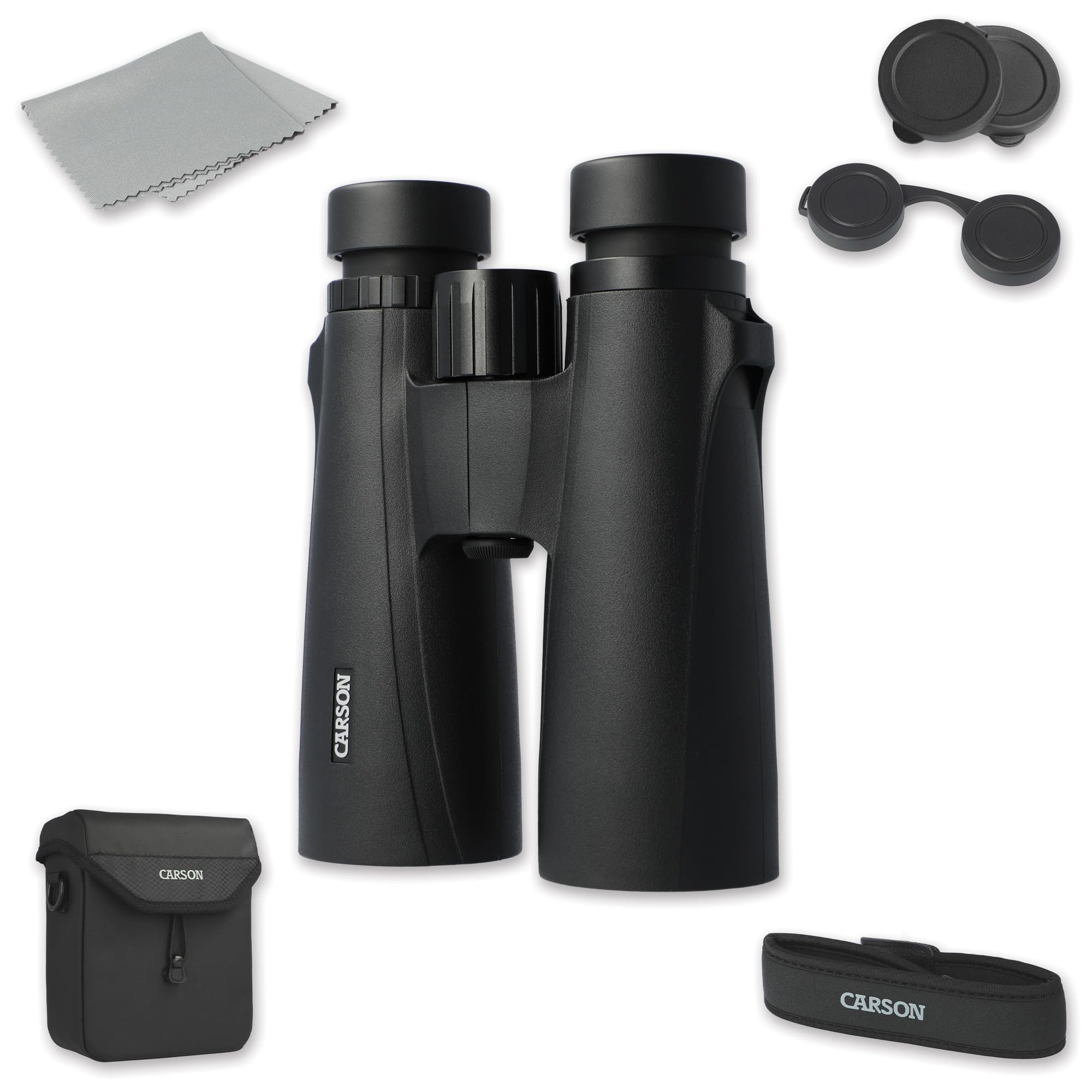 Carson Vx Series 12X50Mm Full Sized High Definition Waterproof Binoculars, Black (Vx 250)