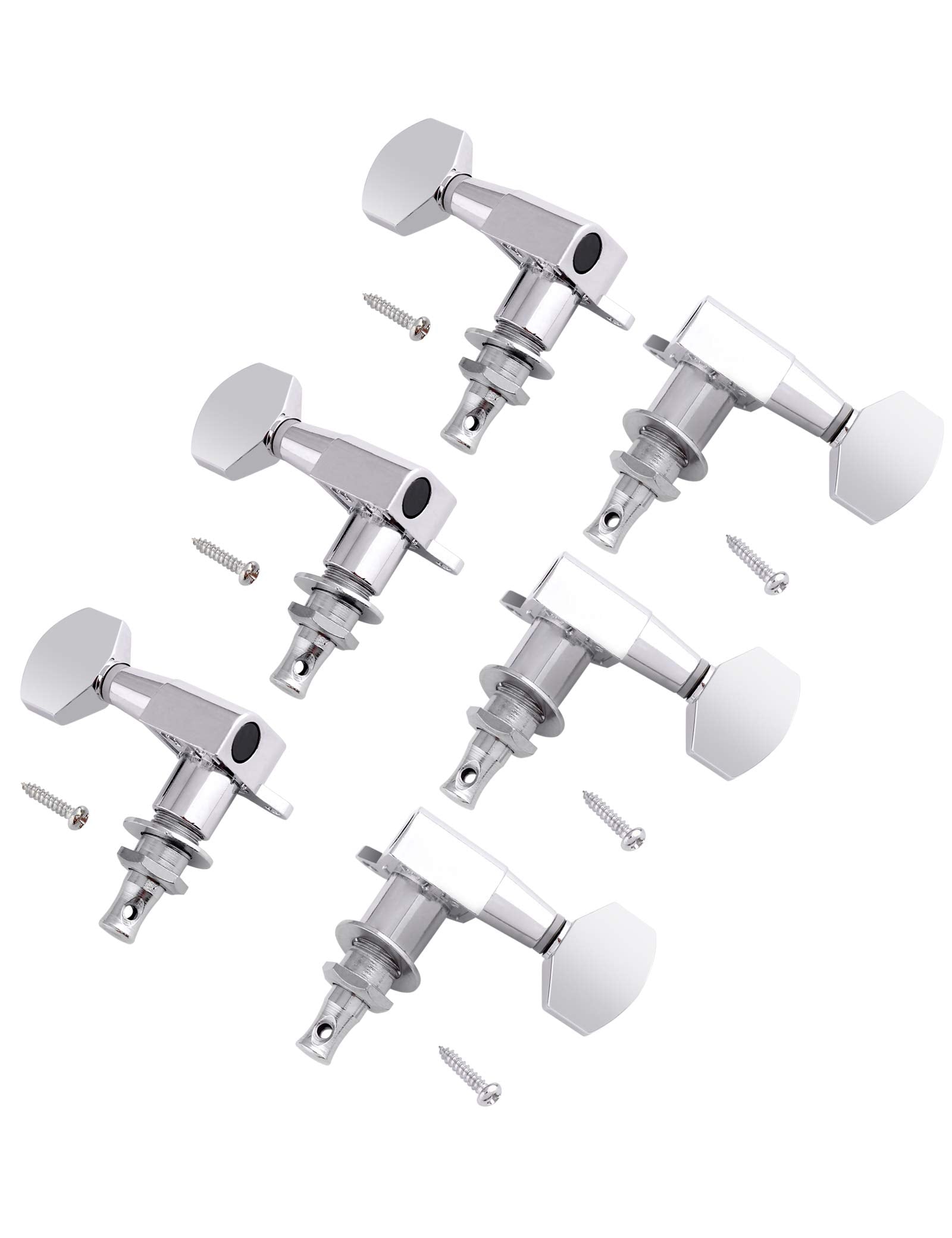 Holmer Sealed String Tuning Pegs Tuning Machines Grover Machine Heads Tuners Tuning Keys 3 Left 3 Right For Acoustic Guitar Or E