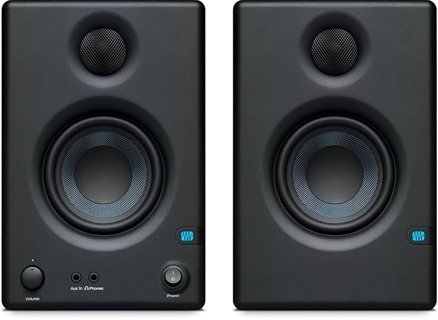 Presonus Eris E3.5 3.5' Near Field Studio Monitors (Pair) � Powered Desktop Speakers For Music Production, Studio Quality Recording, And Active Media Reference