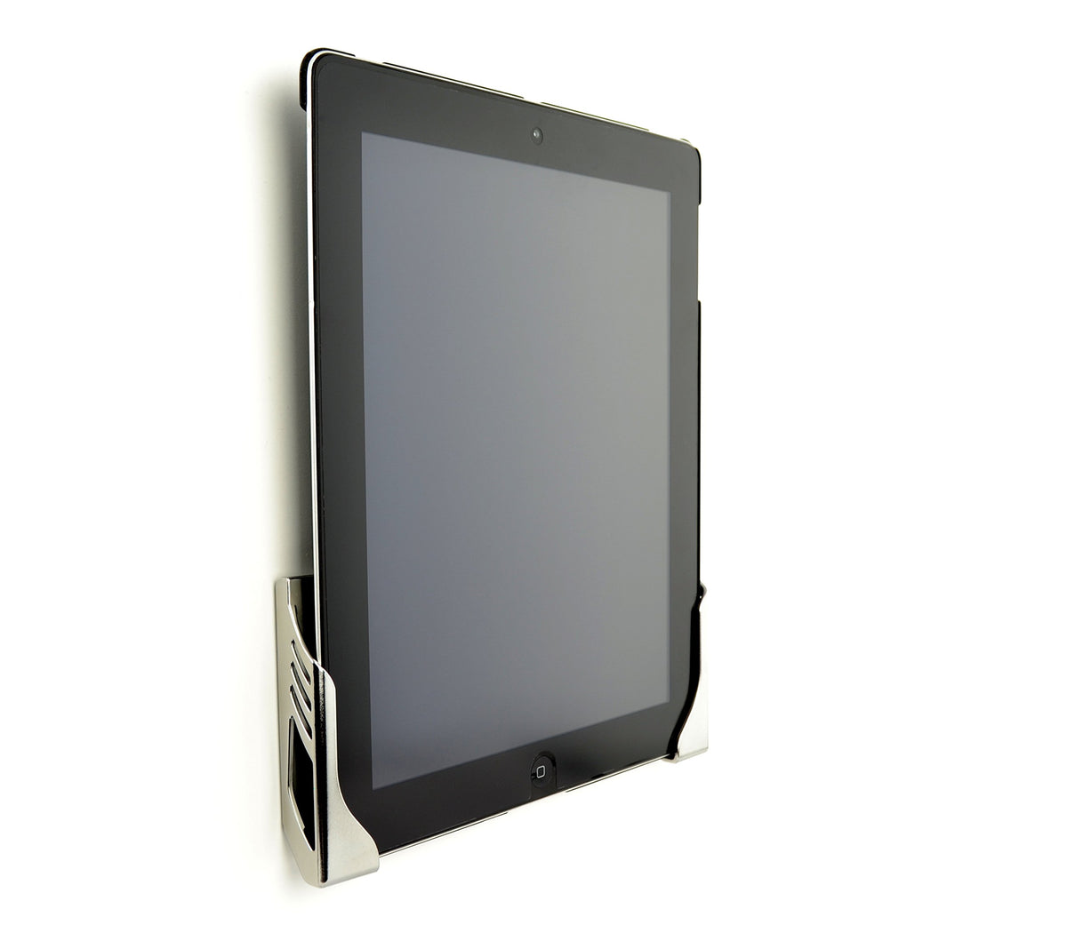 Dockem Koala Tablet Wall Mount Universal, Damage Free Adhesive Wall Dock For Ipads, Tablets, Smartphones, And Ereaders (Chrome Plated Plastic)