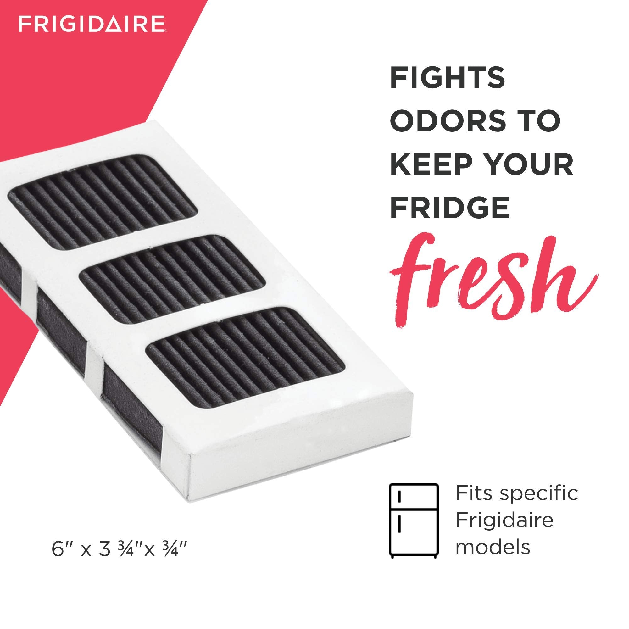 Frigidaire Paultraii4Pk Paultra2 Pure Air Ultra Ii 4 Pack Air Filter, 3.8' X 1.8', 4 Count