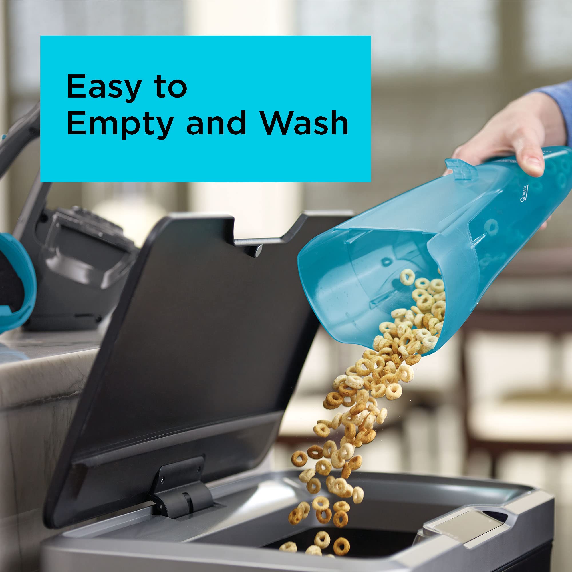 Black+Decker Dustbuster Advancedclean Cordless Wet/Dry Handheld Vacuum, Titanium (Hlwva325J21)