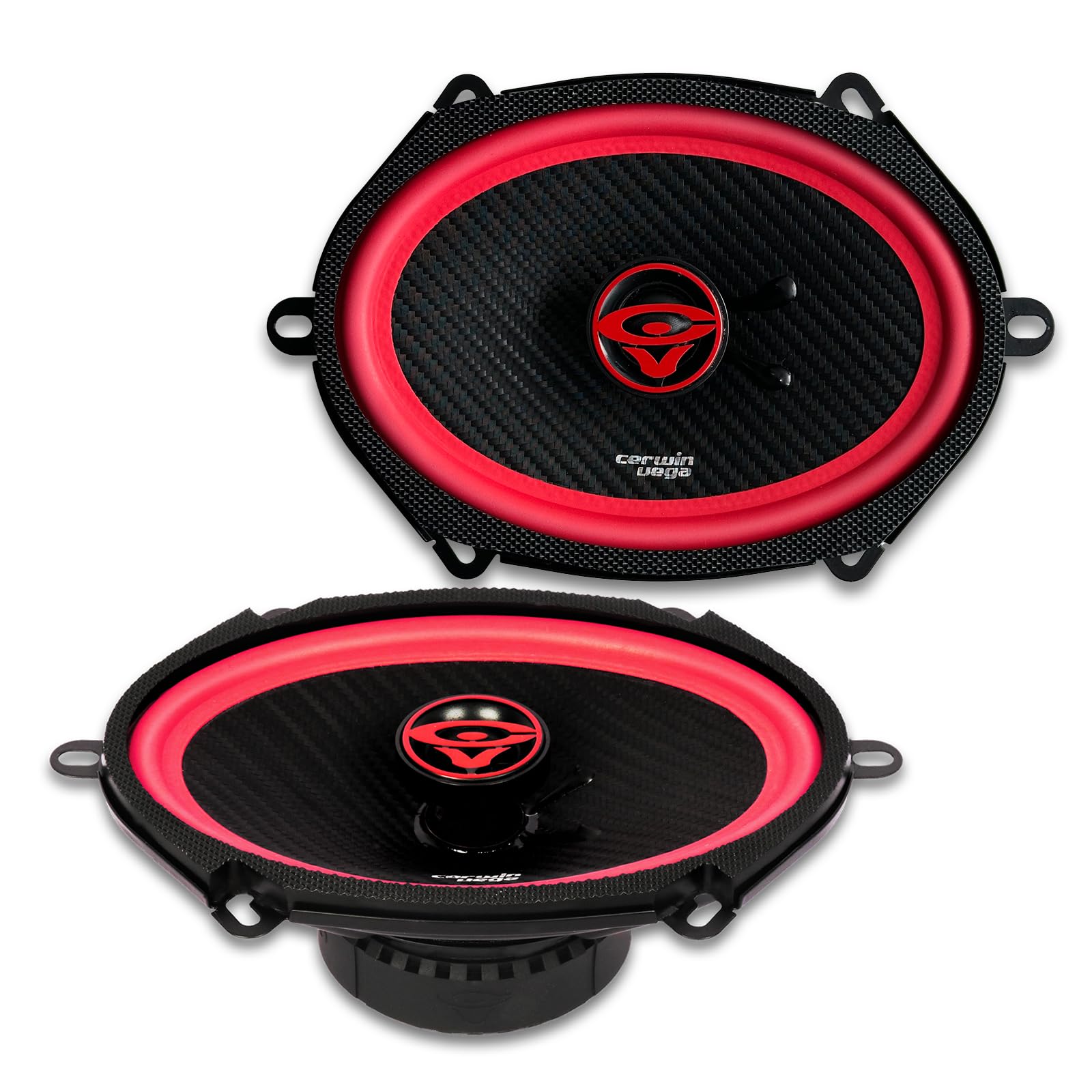 CERWIN-VEGA! V68 6 8 VEGA 2-Way 300 Watts 4 Ohm Coaxial Speakers(Pair)