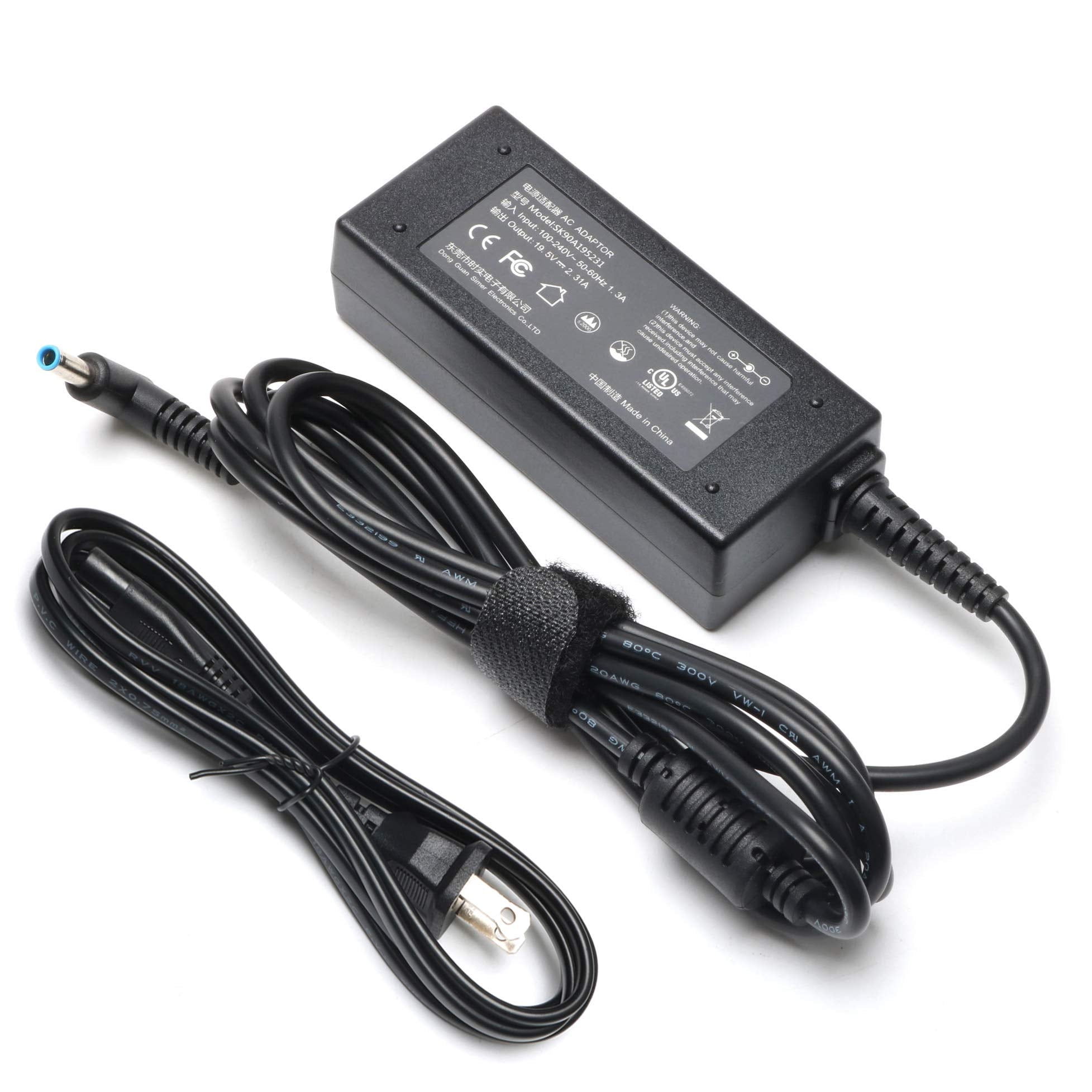 45W Ul Listed Charger For Hp Laptop Model 14 Dk 14 Dq 14 Df 14 Dh 14 Ds 14 Fq:14 Df0023Cl Df0018Wm 14 Dk0731Ms Dk1025Wm Dk0002Dx