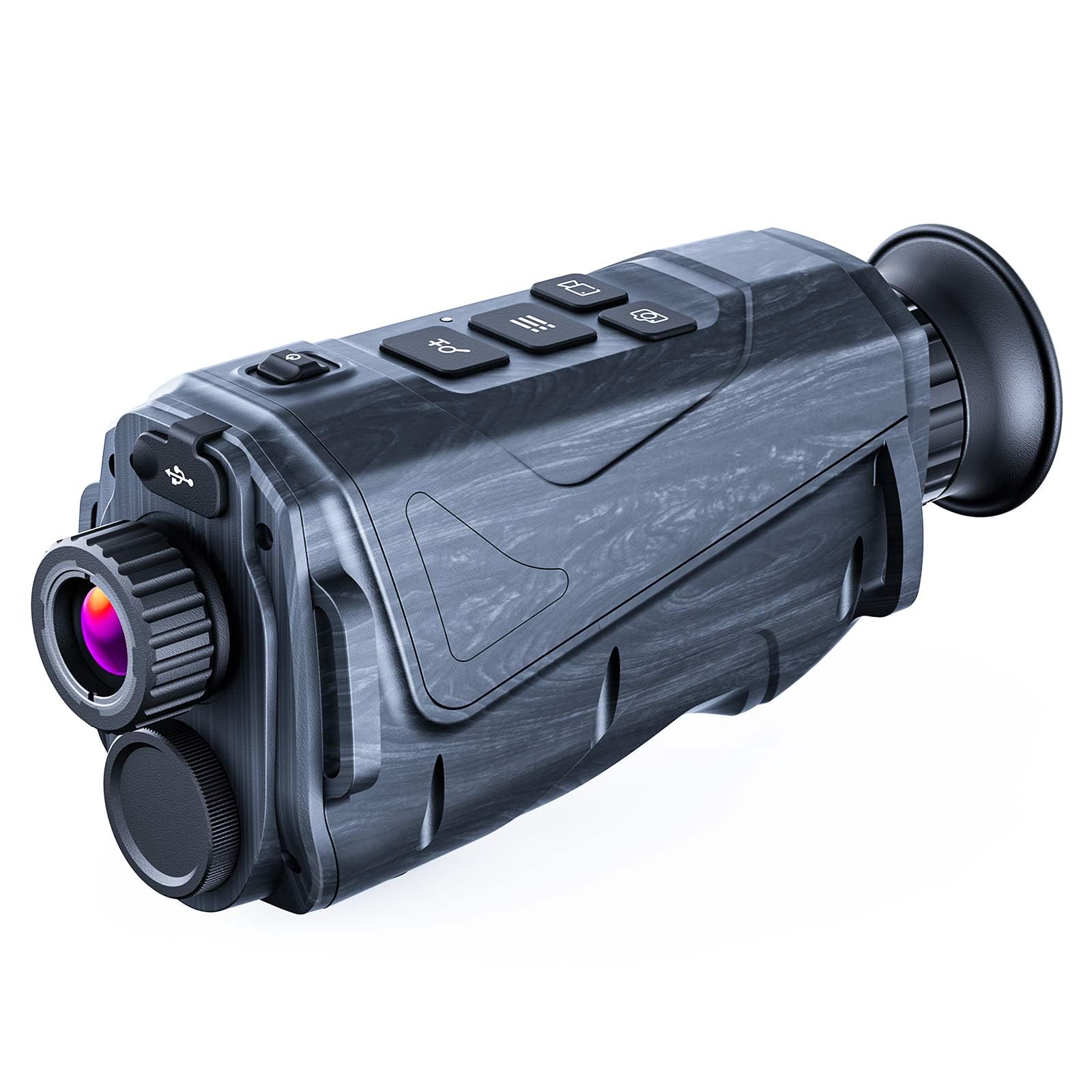 Klarvue Unveil AI Thermal Monocular 384  288 Super Resolution,12m Infrared Sensor,8   Digital Zoom,WiFi & App Control, 32GB Stor