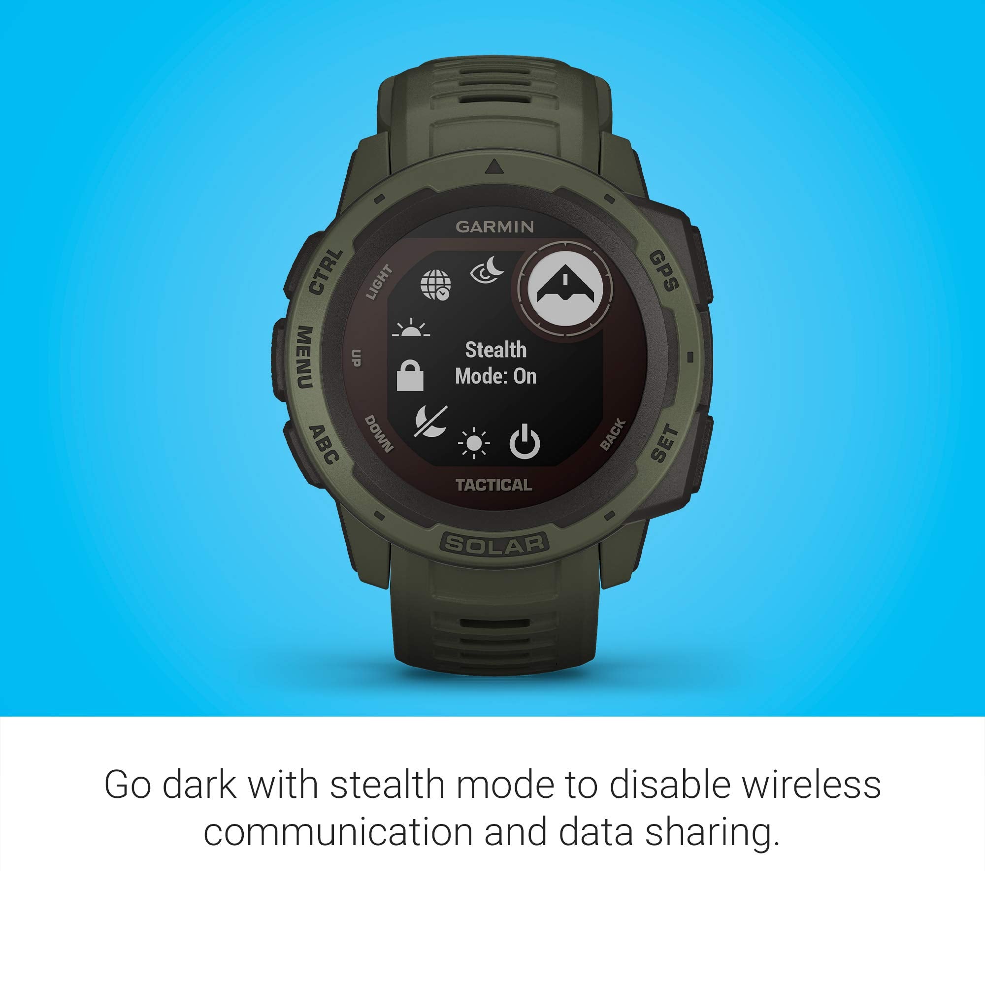 Garmin Instinct, Rugged Outdoor Smartwatch With Solar Charging Capabilities And Tactical Features, Built-In Sports Apps And Heal