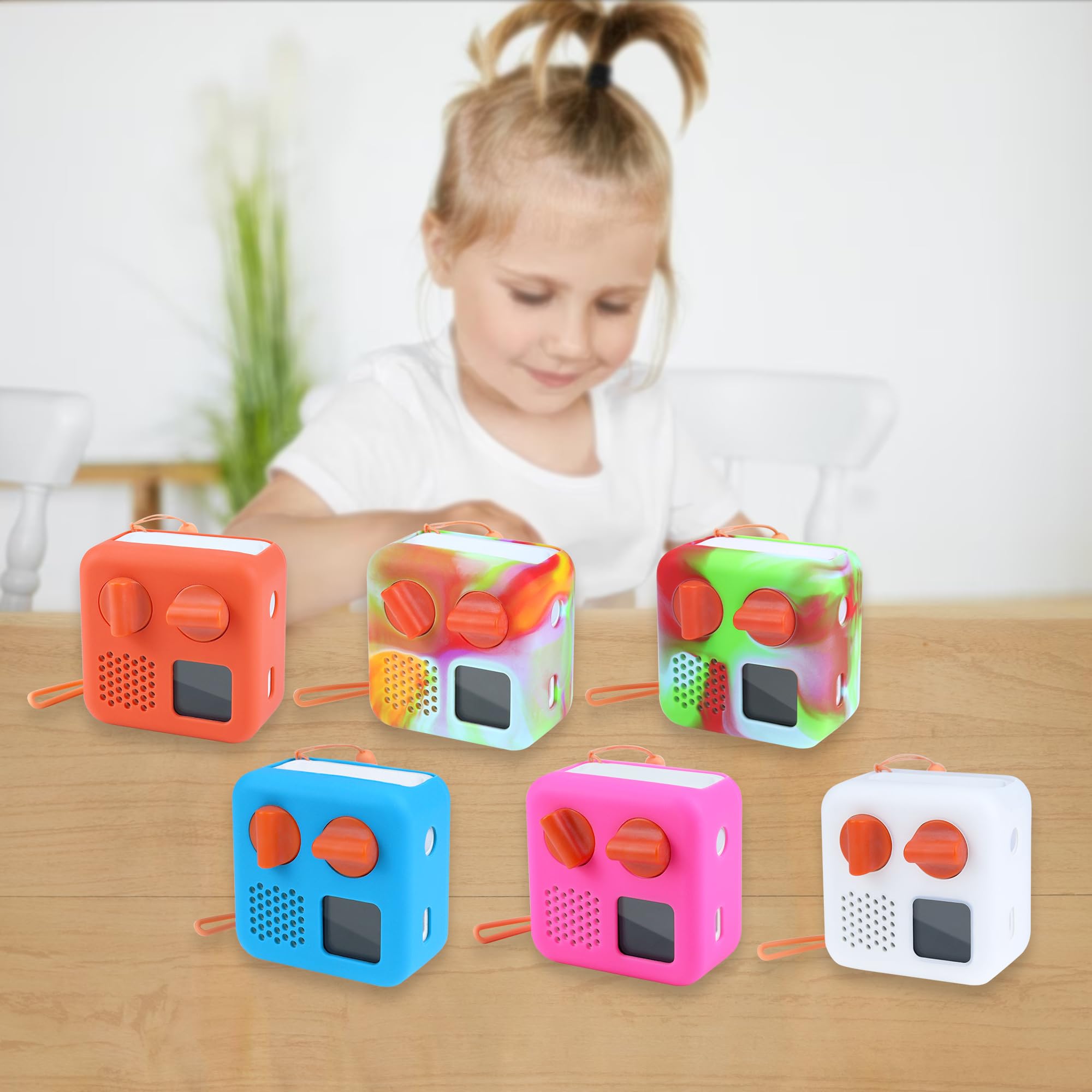 Jacket Compatible With Yoto Mini Player, Blue Silicone Case Compatible With Yoto Mini, Holder Compatible With Yoto Mini, Sleeve