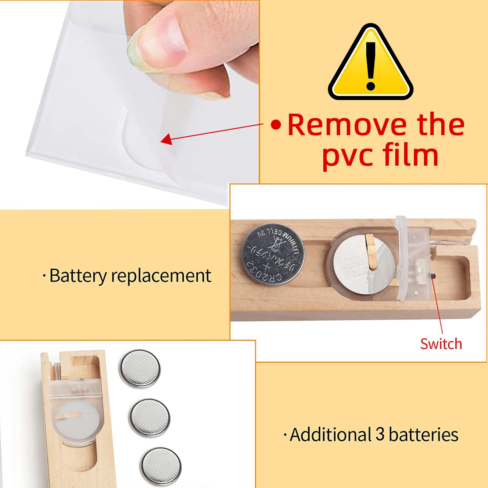 Wogozan Mini Picture Frame For Fujifilm Instax Mini 12/11/99/90/9/8/Evo Instant Camera And Polaroid 3'' Film Photo, Can Be Used
