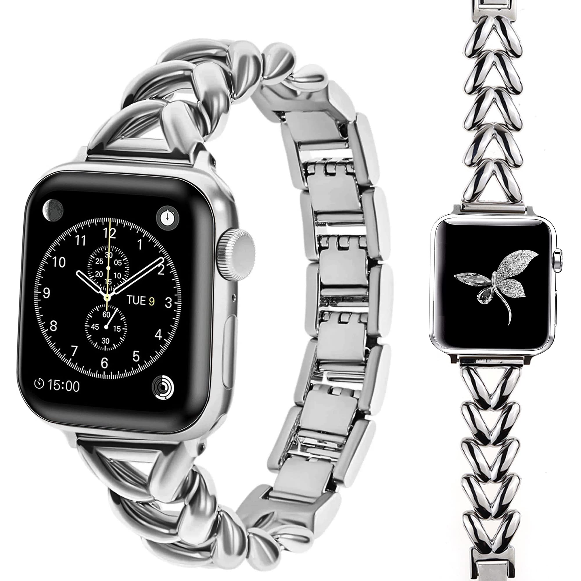 Band Compatible With Apple Watch Band 38Mm 40Mm 41Mm 49Mm 45Mm 44Mm 42Mm Women Iwatch Series 8 7,Ultra Series 6, Se, Series 5/4/
