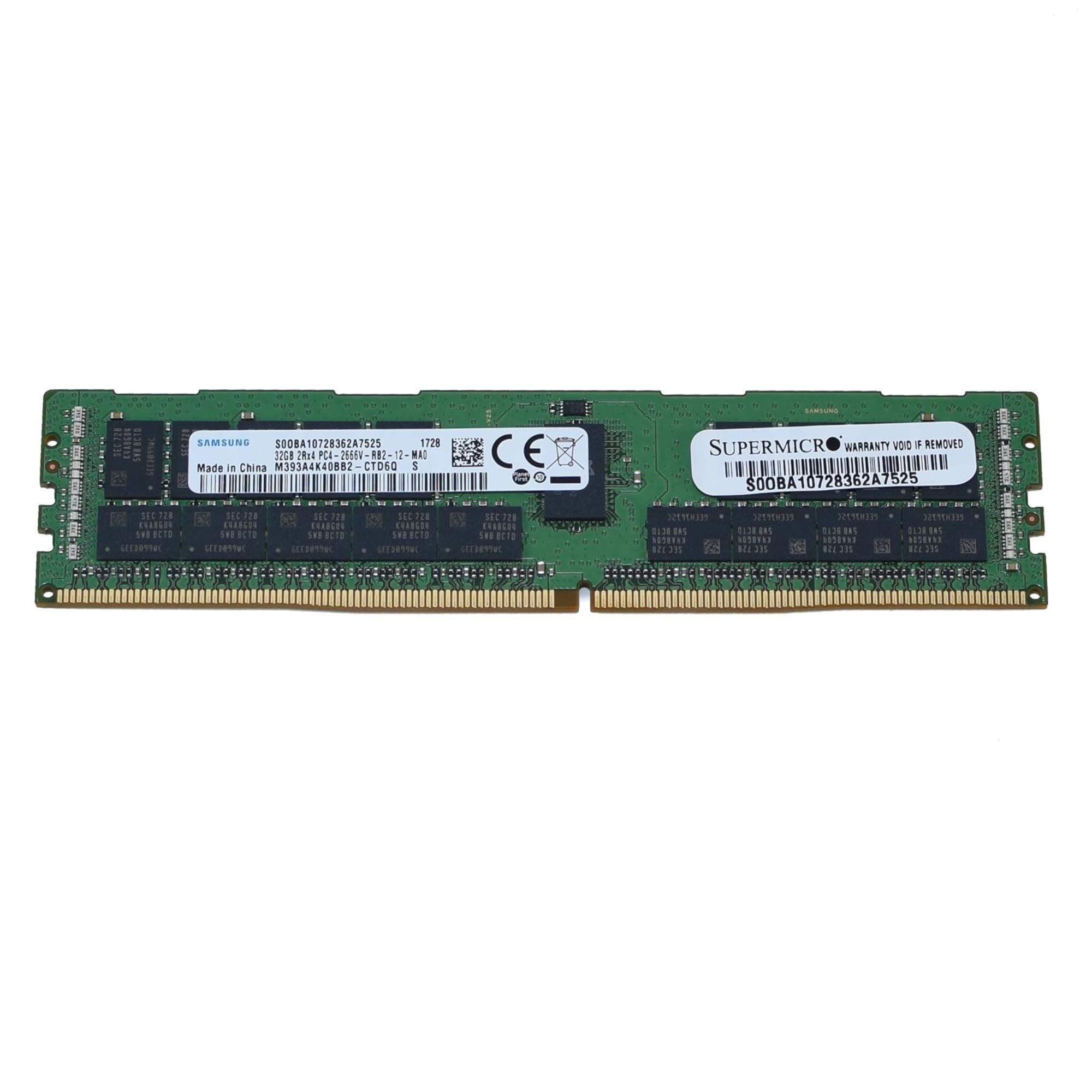 Samsung M393A4K40Bb2 Ctd 32Gb Ddr4 2666 Lp Ecc Reg Dimm
