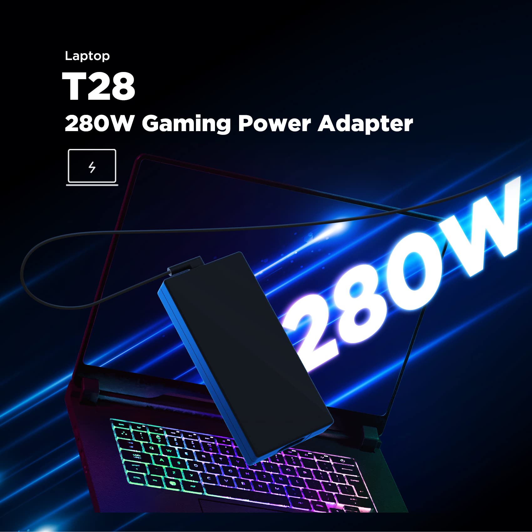 Innergie T28 280W 240W Universal Gaming Laptop Charger Power Adapter For Acer Asus Rog Dell Alienware Hp Lenovo Msi 100 240V Ac