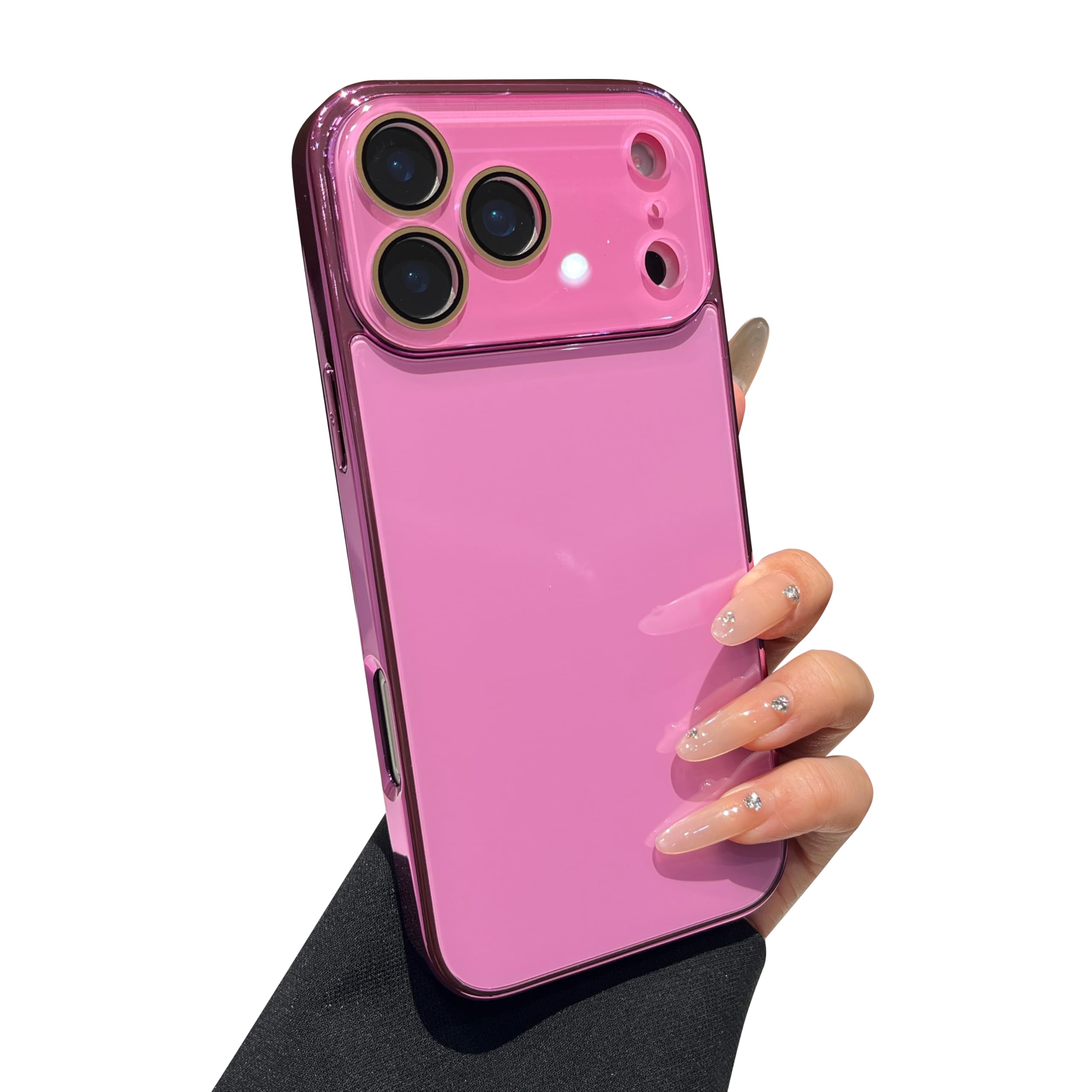 Caseative for iPhone 17 Pro Max Case, Hot Pink