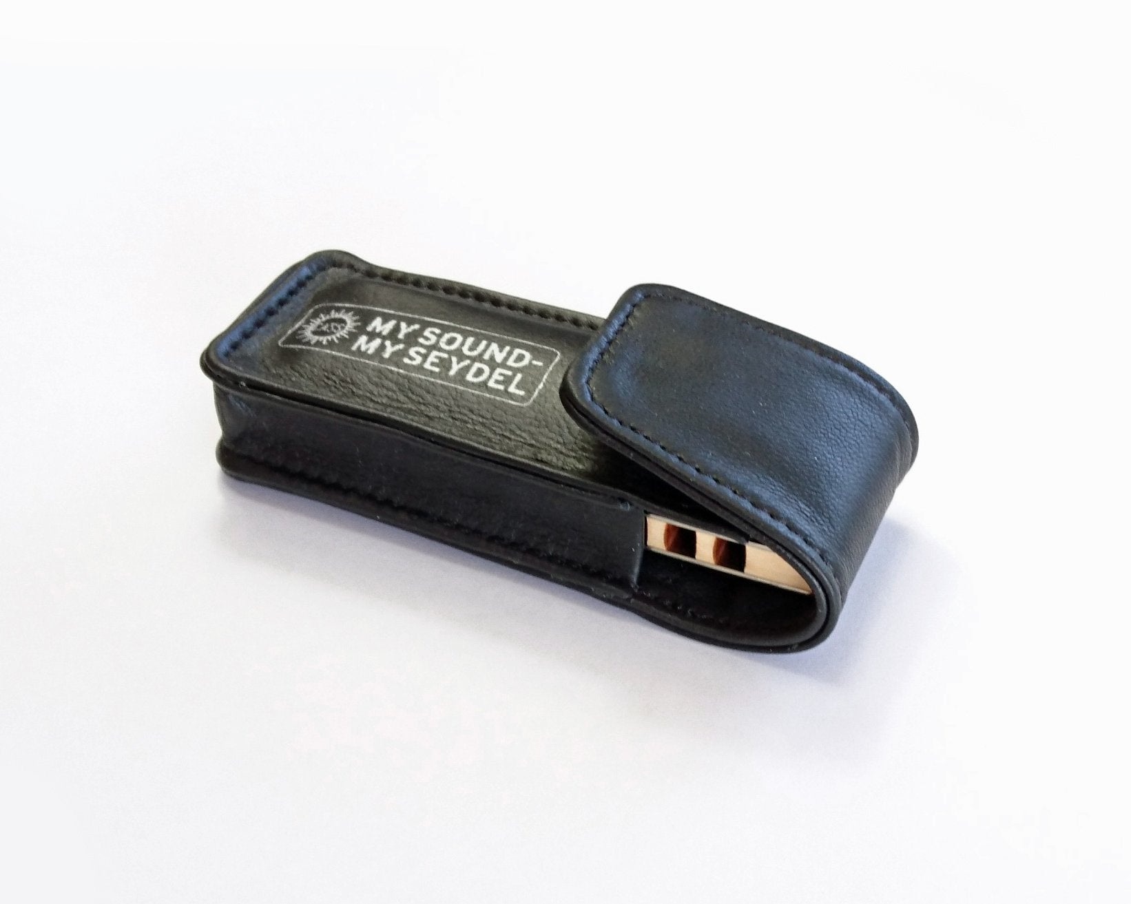 Seydel Sidle Harmonica Belt Bag Leather (Blues) 1 Pack