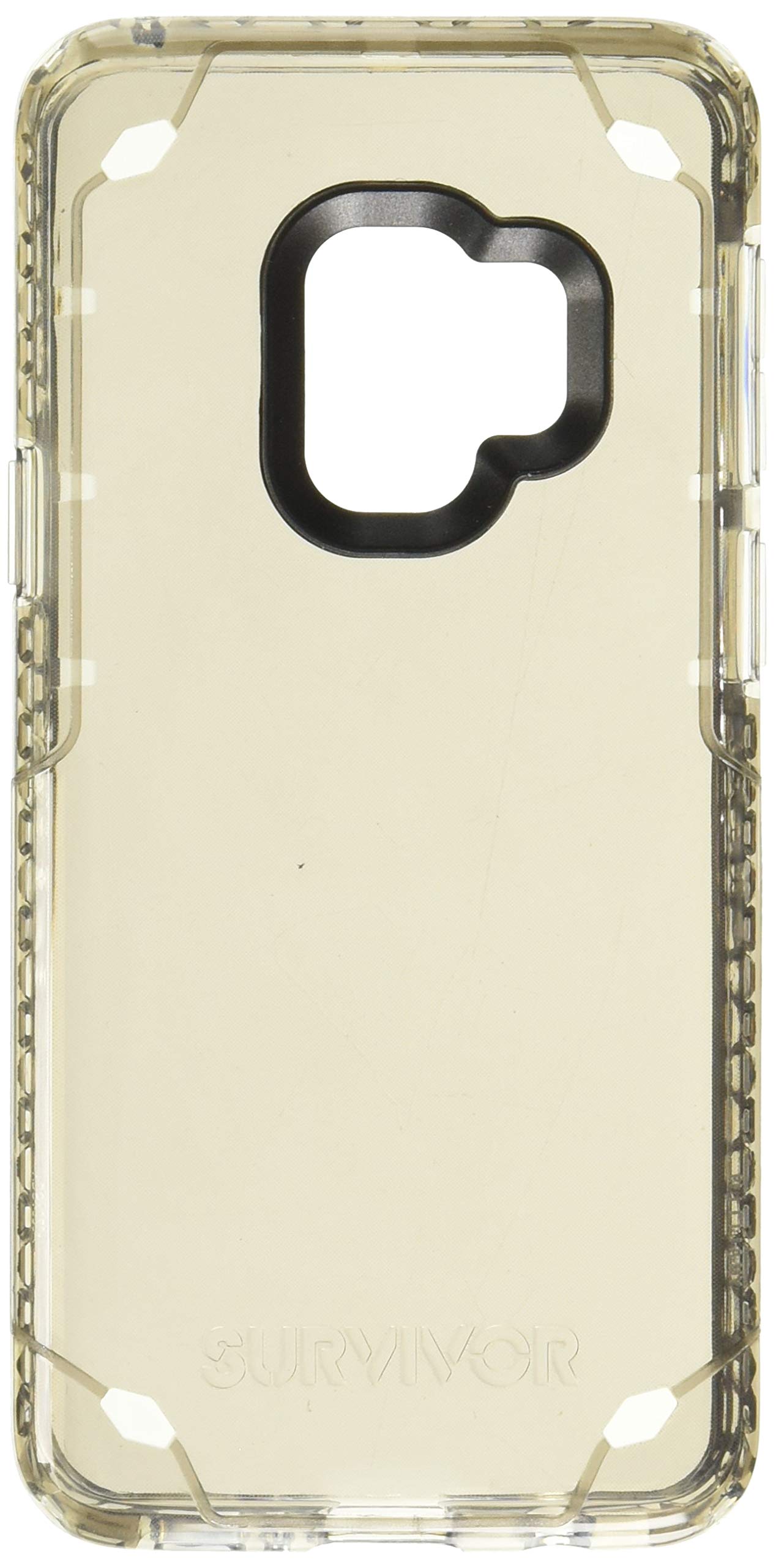 Griffin, Samsung Galaxy S9 Case, Survivor Strong, Slim Cover, Drop Protected, Qi Charge Compatible, Black Tint