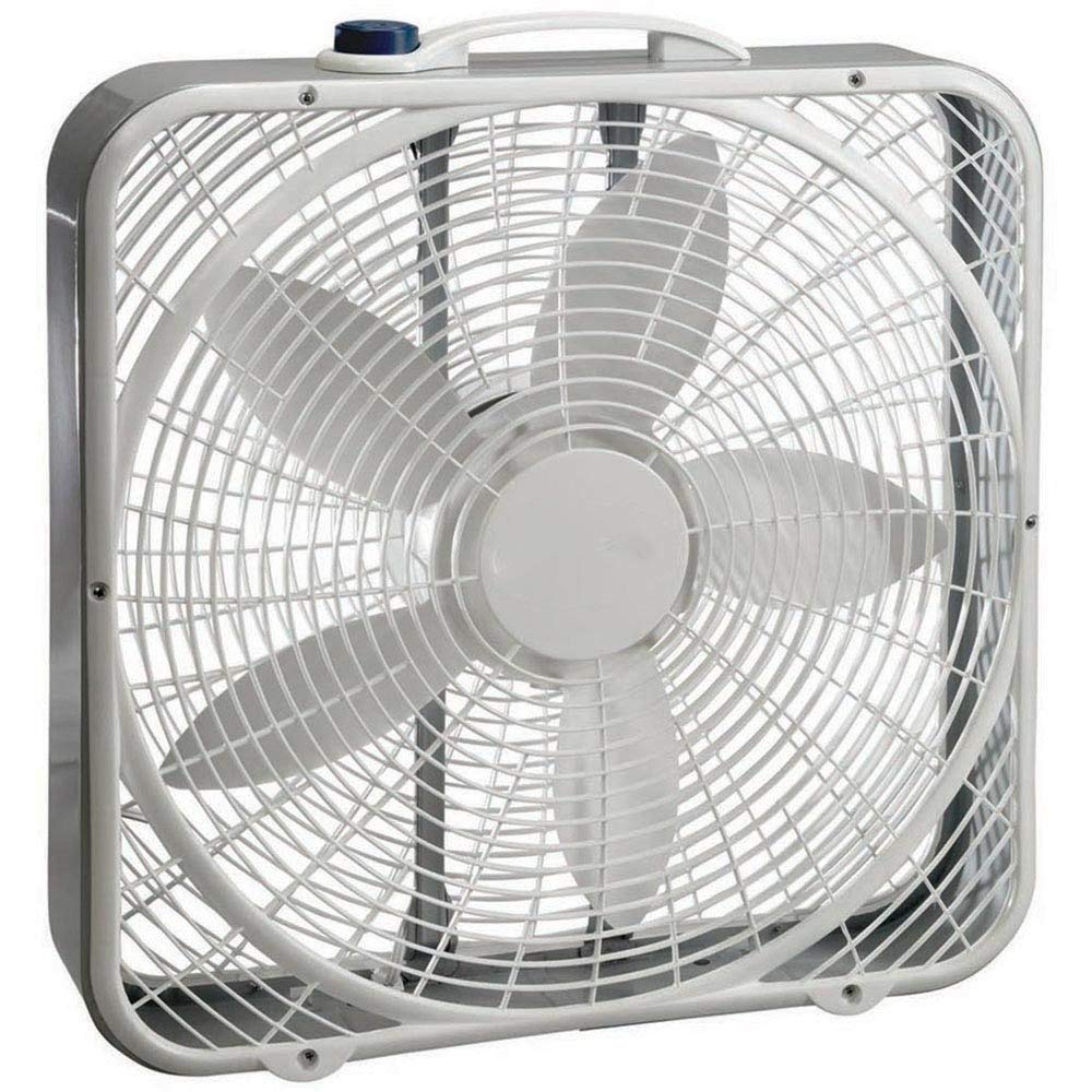Lasko 3733 Box Fan, 3 Speed, 20 Inch, White