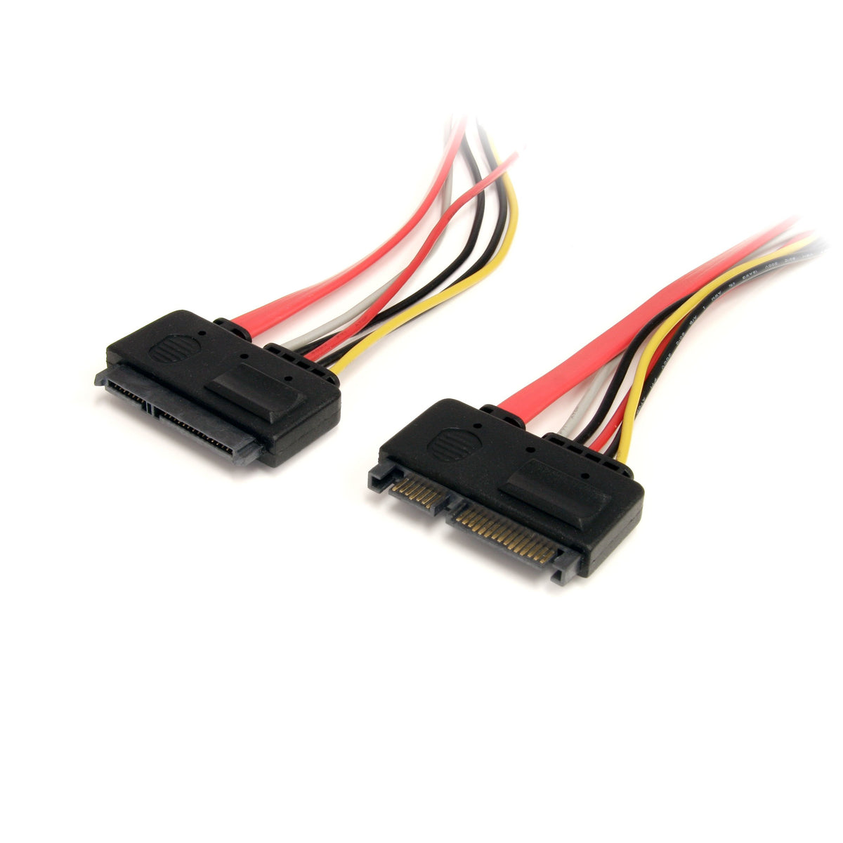 Startech.Com 12In 22 Pin Sata Power And Data Extension Cable   1Ft Sata Data Power Extension   12 Inch Sata Extension (Sata22Pex