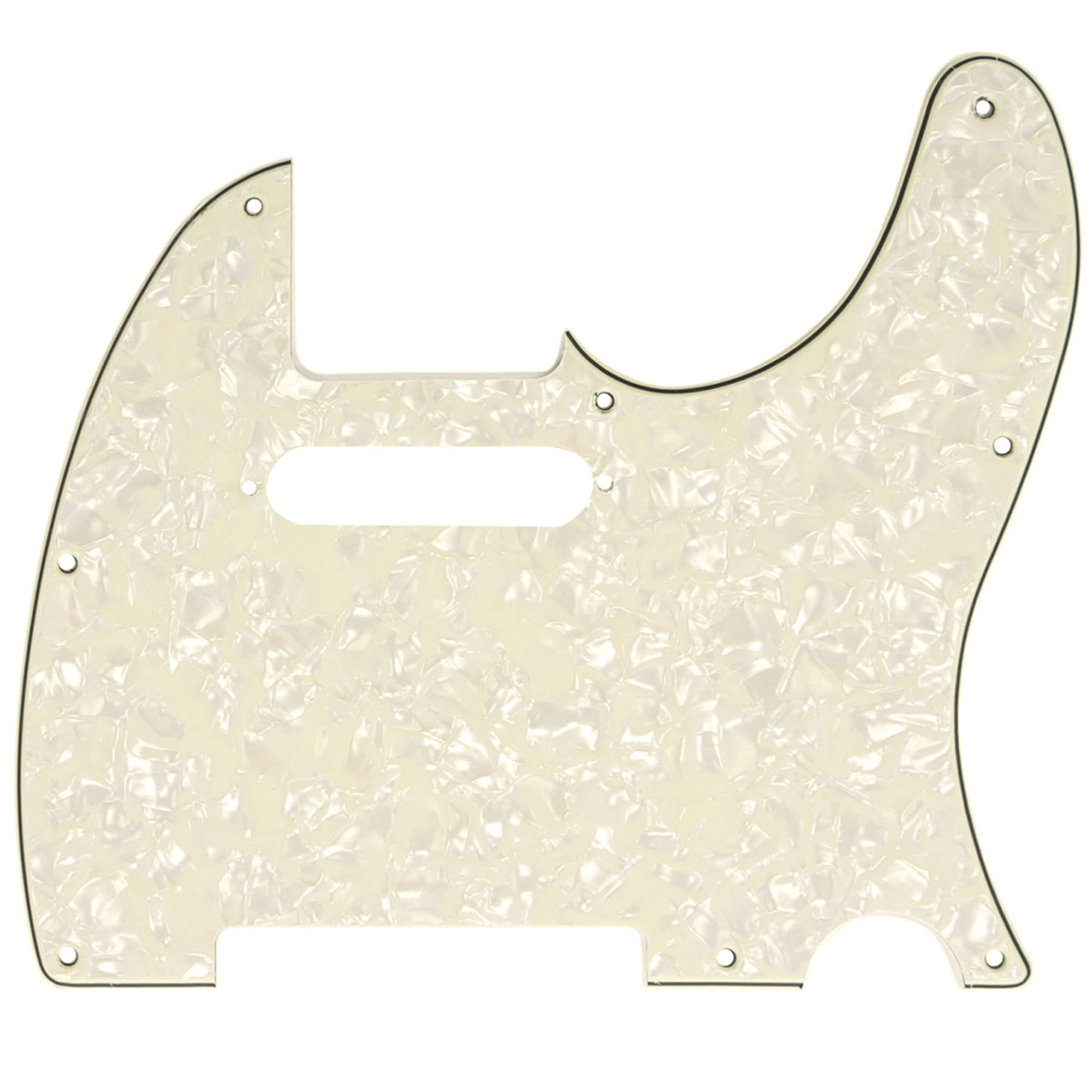 Musiclily 8 Hole Tele Pickguard Scratch Plate Pick Guards For Americanmexican Made Fender Standard Telecaster Modern Style Elect