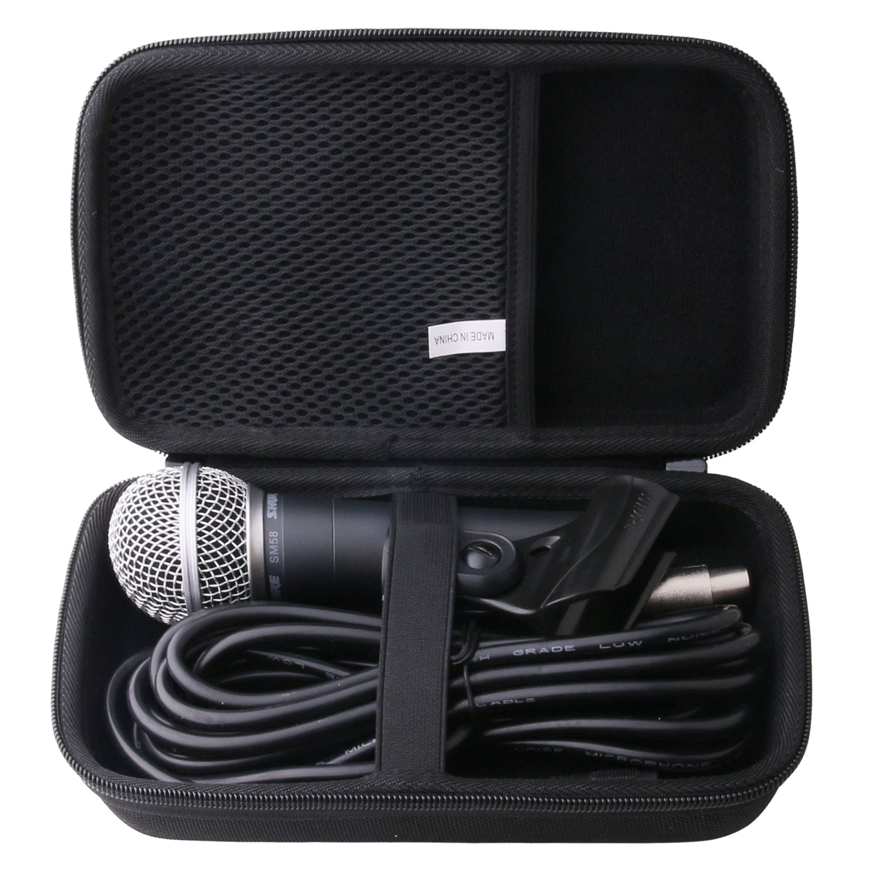 Jinmei Hard Eva Carrying Case Compatible With Shure Sm58 Cn/Pga58 Cardioid Dynamic Vocal Microphone.