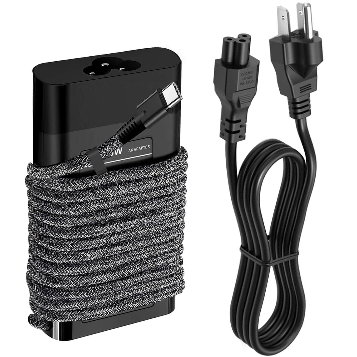 New Slim 65W Hp Laptop Charger Usb C Replacement For Hp Envy X360,Spectre X360,Elitebook X360,Elite X2,Elitebook 840,Chromebook,Envy,Zbook,Probook Travel Fast Charger Type C Power Cord Adapter