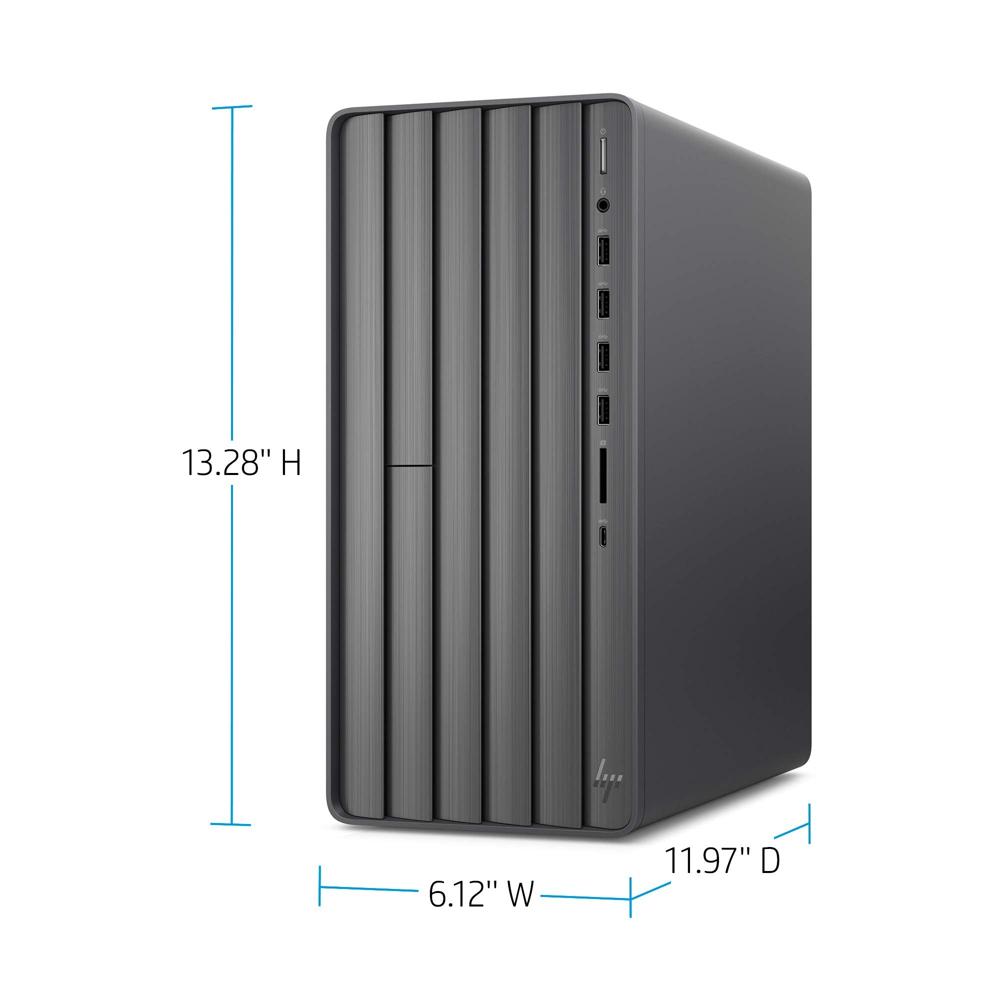 Hp Envy Desktop Computer, Intel Core I7 10700, 16 Gb Ram, 1 Tb Hard Drive & 512 Gb Ssd Storage, Windows 10 Pro (Te01 1254, 2020