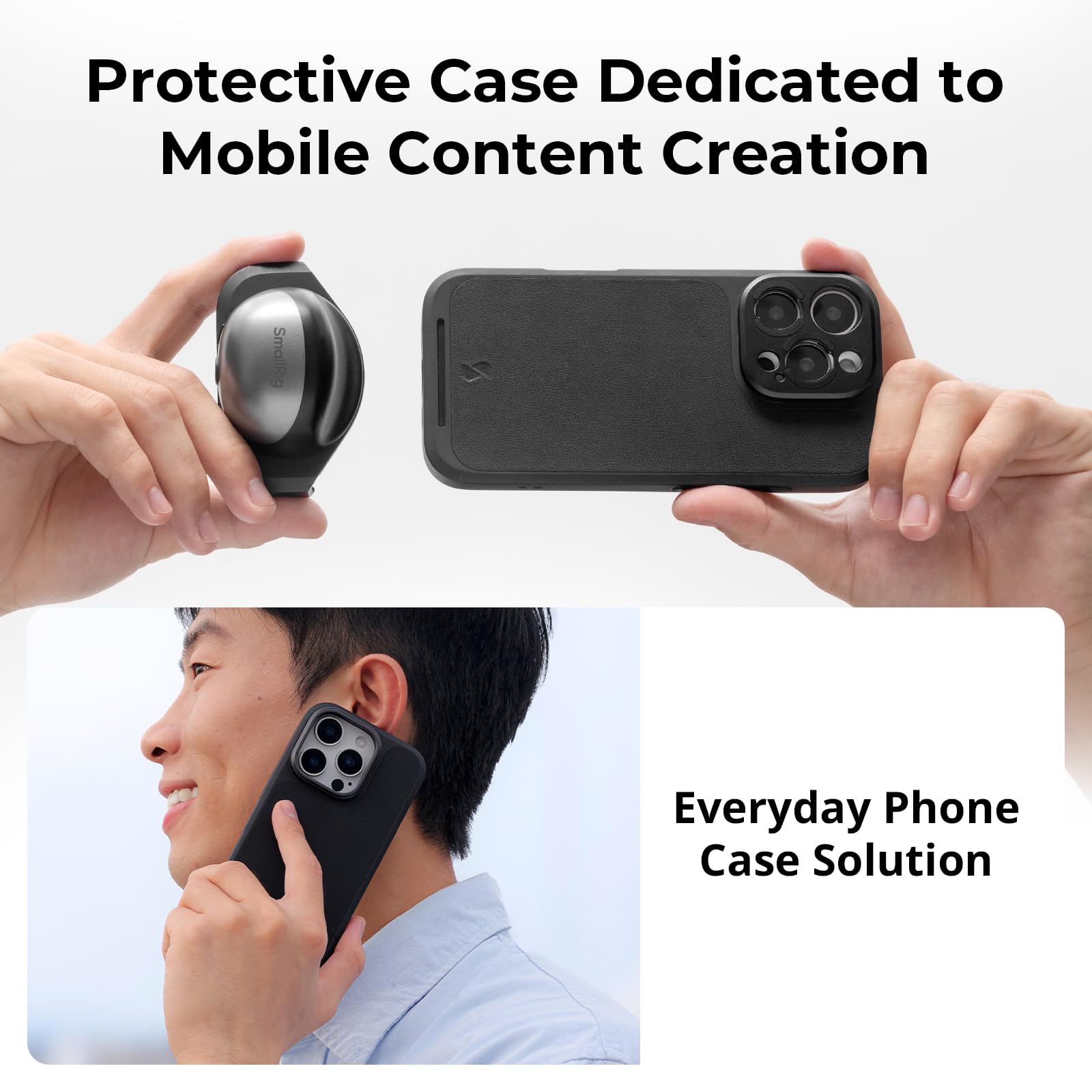 Smallrig Filmov Phone Case Kit For Iphone 16 Pro, Lightweight Photography Phone Case With T-Mount Lens Backplate, Support For Ma