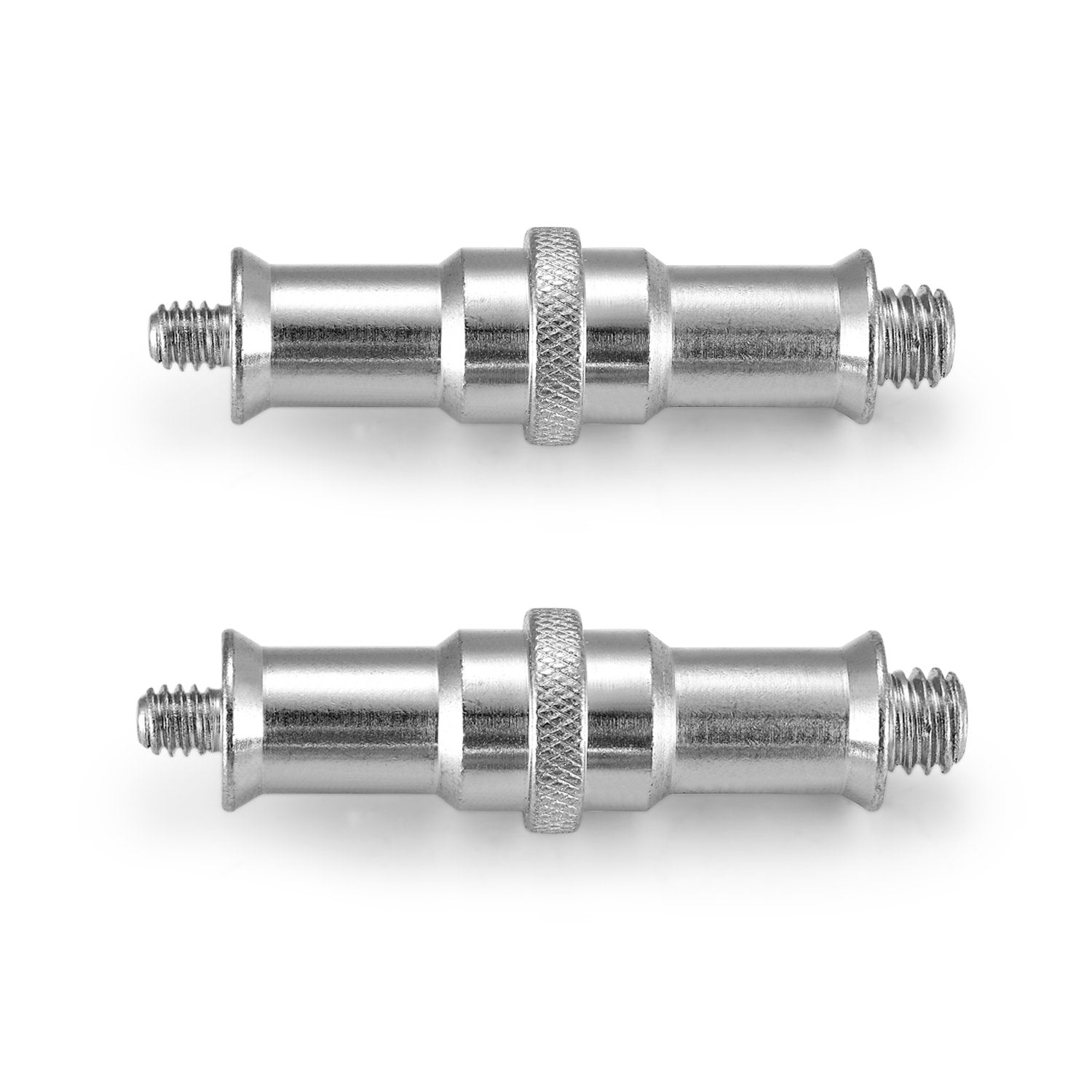 Neewer 3 Pieces Standard 1/4 To 3/8 Inch Metal Male Convertor Threaded Screw Adapter Spigot Stud For Studio Light Stand, Hotshoe