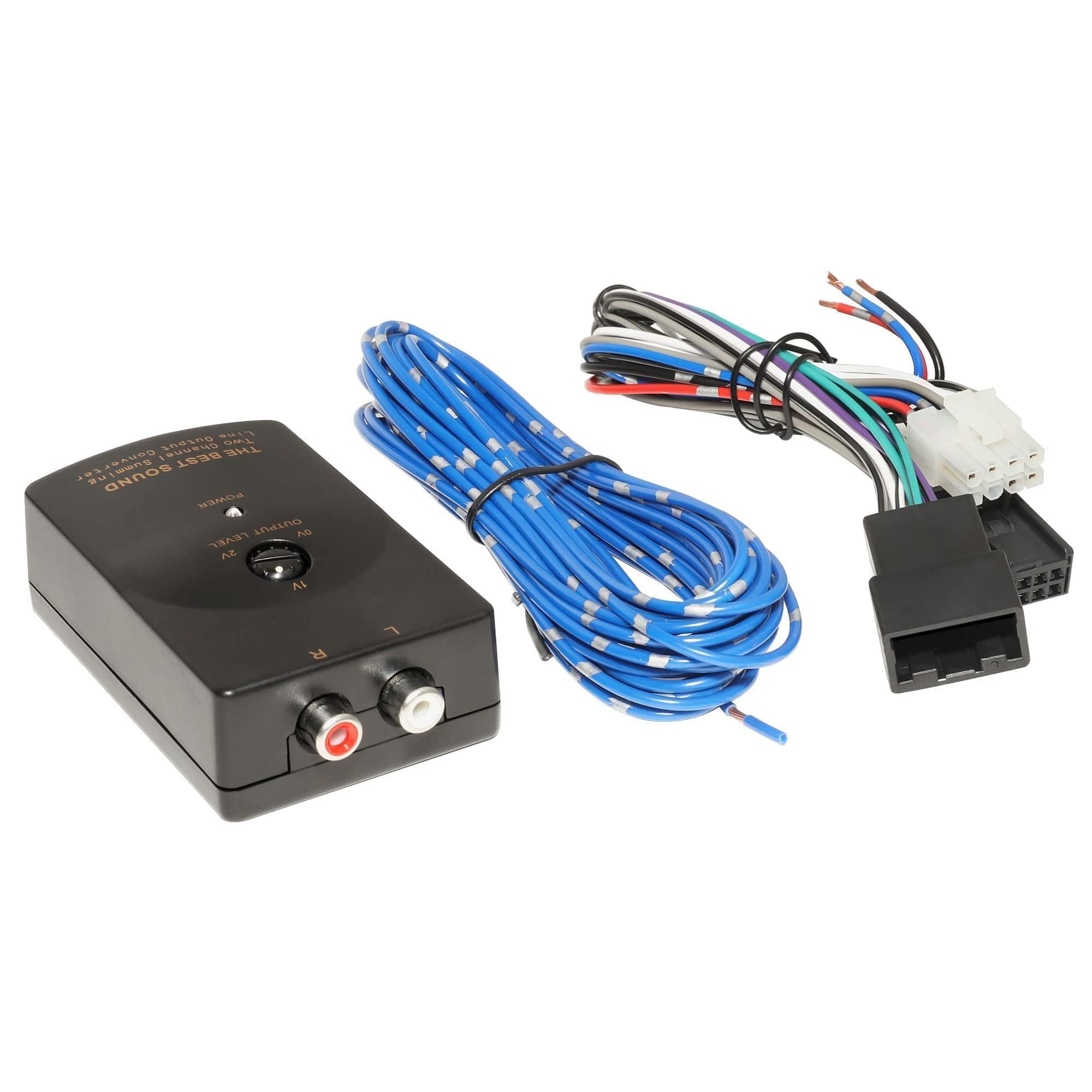 Nuith Add An Amplifier Subwoofer Adapter Fit For Select 2019 2021 Toyota Tacoma Corolla Tundra W/Remote Turn On Wire 2 Channel R