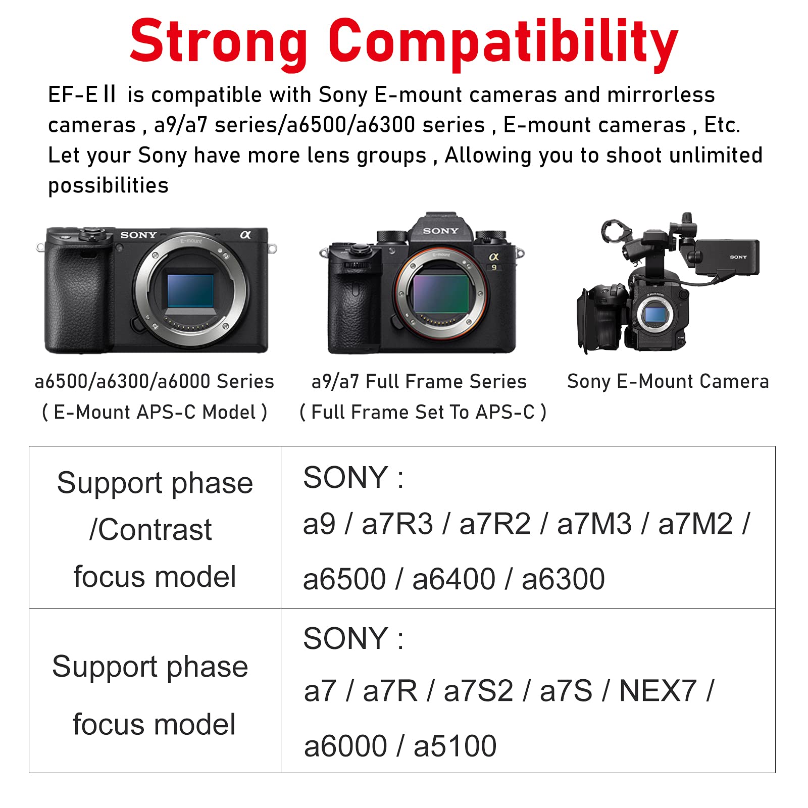 Viltrox Ef-E Ii 0.71X Auto Focus Reducer Speed Booster Adapter For Canon Ef To Sony E-Mount Camera A9 A7R Iii A7R Ii A7Iii A7S A