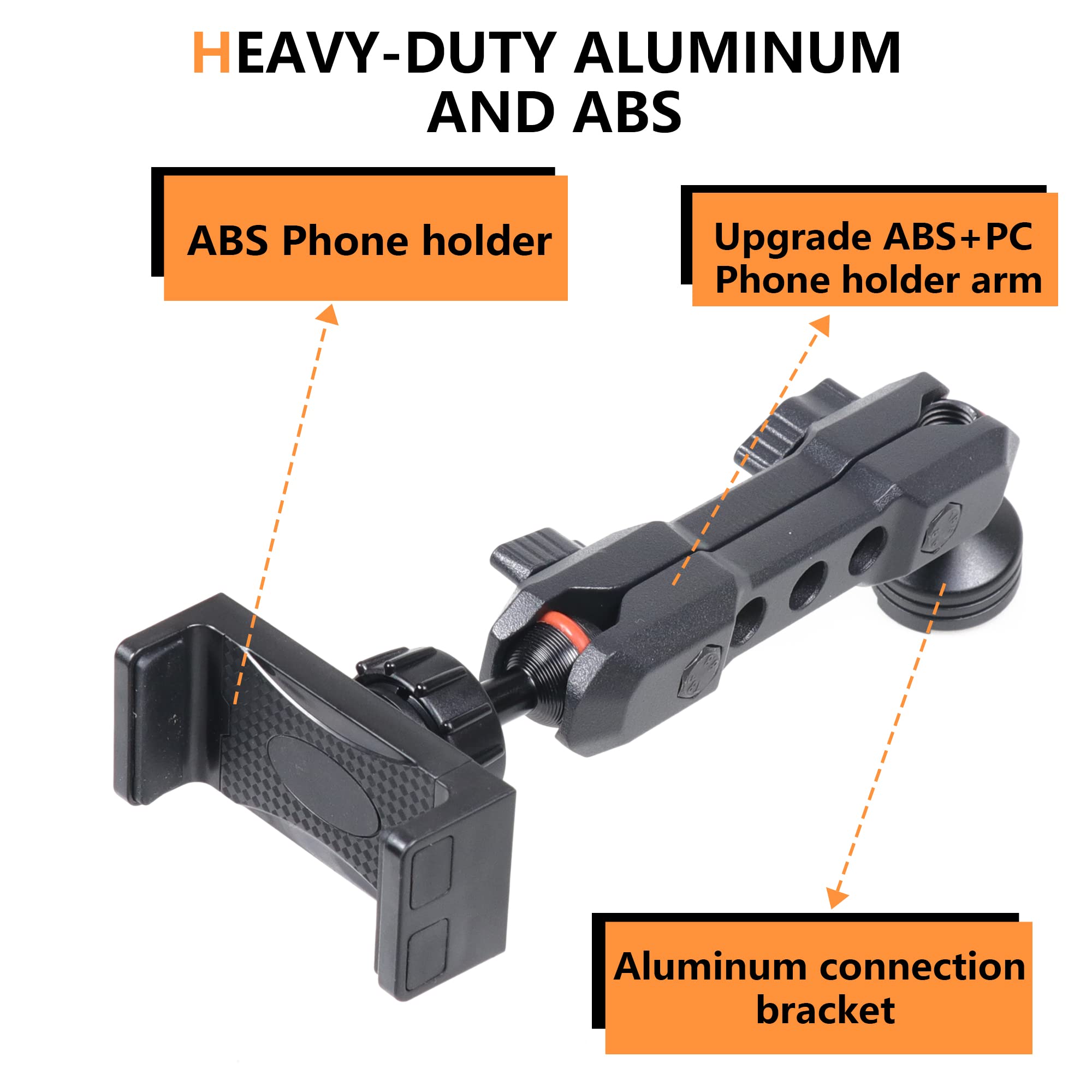 Rerpro Dash Phone Mount Holder For 2021 2022 2023 2024 2025 New Ford Bronco 2/4 Door Interior Accessories Dashboard Cell Phone S
