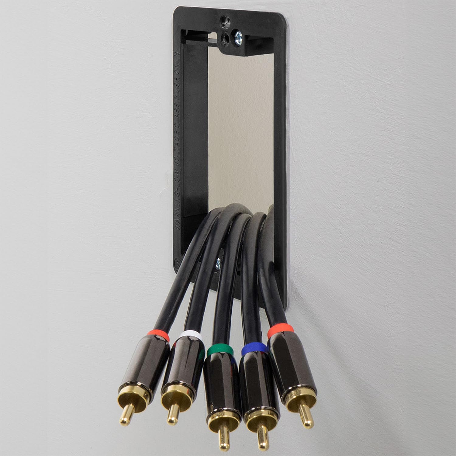 Fosmon Low Voltage Mounting Bracket (1 Gang, 5 Pack), Low Voltage Box, Single Gang Wall Plate, Multipurpose Drywall Mounting Wal