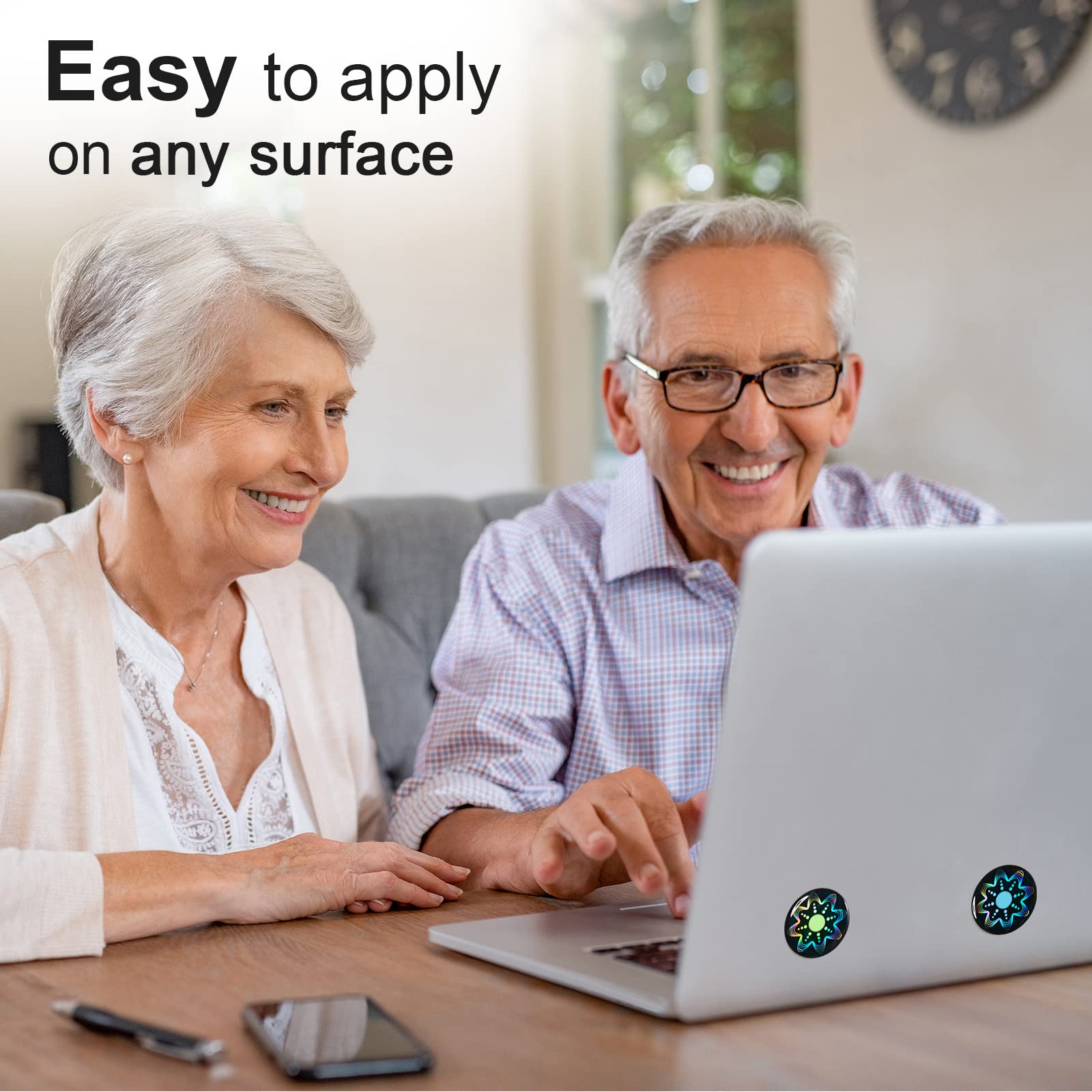 Zonon 18 Pieces Cell Phone Stickers Blockers Equipment Stickers Devices Accessories For Mobile Phones, Laptops Computers ()