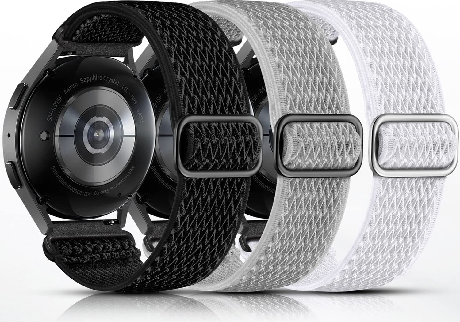 Lerobo Elastic Bands Compatible With Samsung Galaxy Watch 7 6 5 4 40Mm 44Mm/Galaxy Watch 6 Classic Band 43Mm 47Mm/Watch 4 Classi