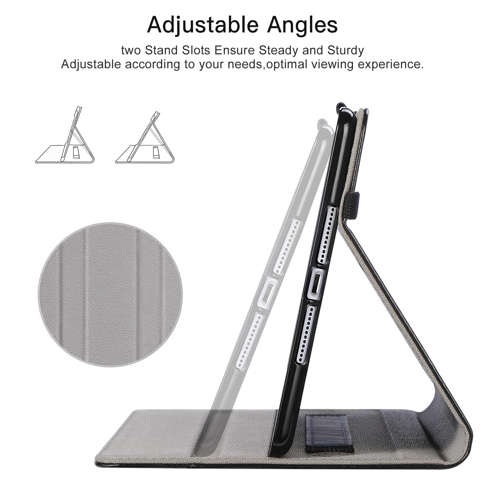 Ztotopcase For Ipad Mini 5 2019/Mini 4 3 2 1 Case 7.9 Inch, Premium Pu Leather Folio Stand Cover With Auto Wake/Sleep, Front Car