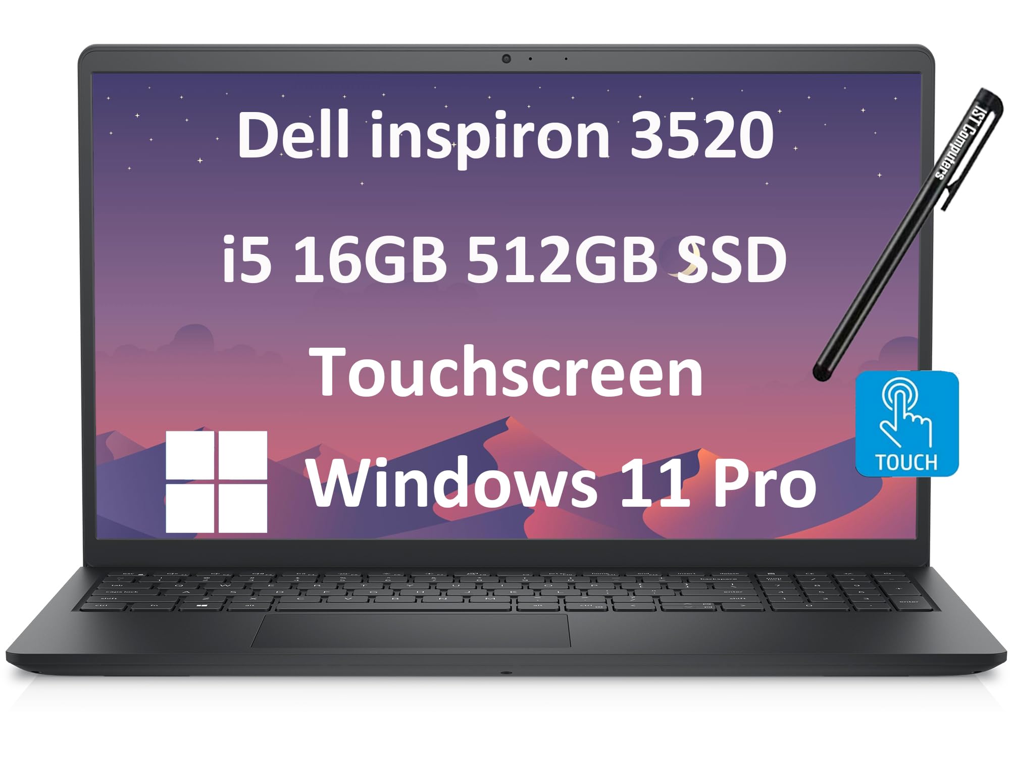 Dell Inspiron Touchscreen Laptop (15.6'' Fhd Touch, Intel Core I5 1155G7, 16Gb Ram, 512Gb Ssd) For Business, Students, Enterpris