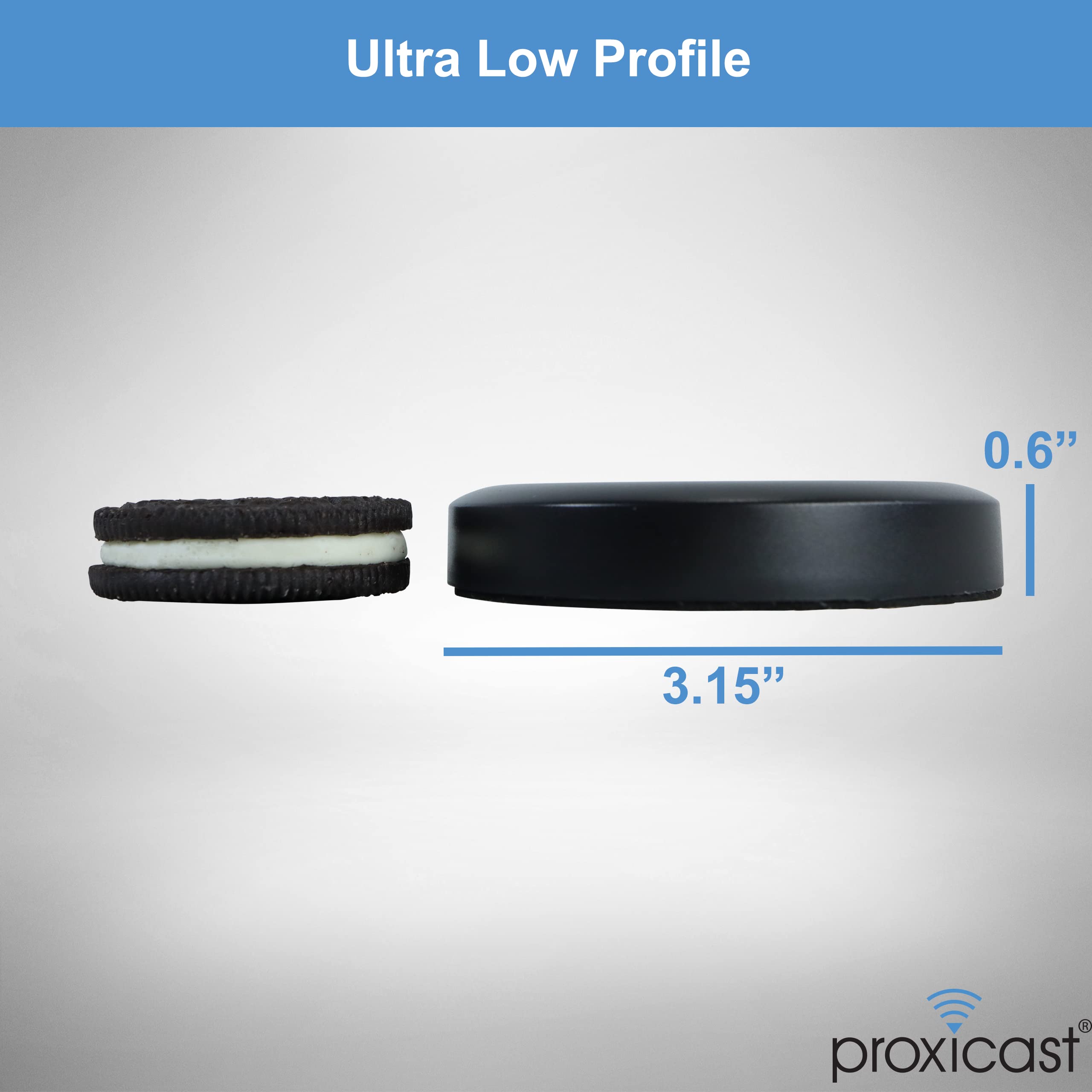 Proxicast Ultra Low Profile Mimo 4G / 5G Omni Directional Magnetic/Adhesive Mount Antenna For Verizon, At&T, T Mobile Modems & R