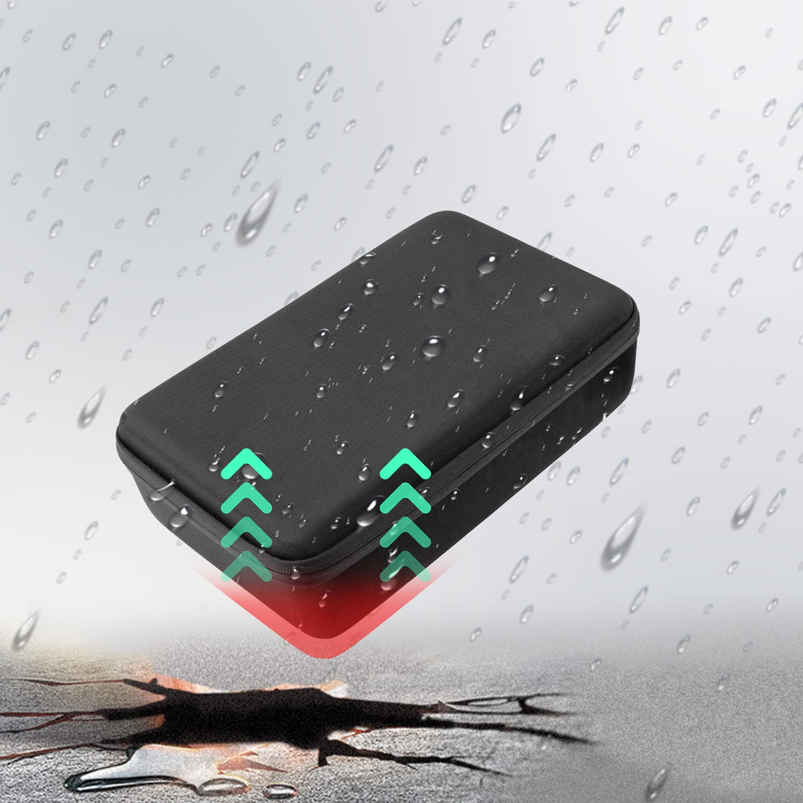 Co2Crea Hard Case Replacement For Auking Projector 2024 Upgraded Mini Projector 7500 Lumens Multimedia Home Theater Video Projec