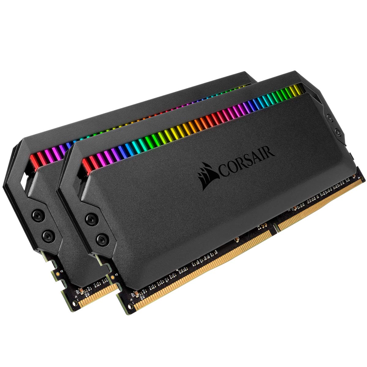 Corsair Dominator Platinum Rgb 16Gb (2X8Gb) Ddr4 3200 (Pc4-25600) C16 1.35V, Optimized For Amd Ddr4 Systems