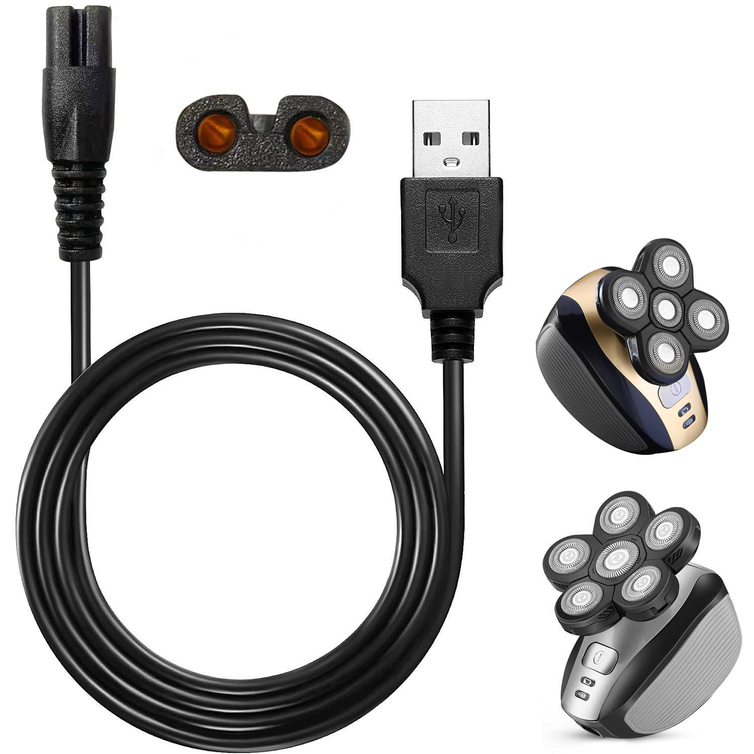 Universa Head Shaver Charger Cord Compatible With Head Shaver,Wahfox Charger Cord For Many Brands Usb Cable Shaver Electric Shav