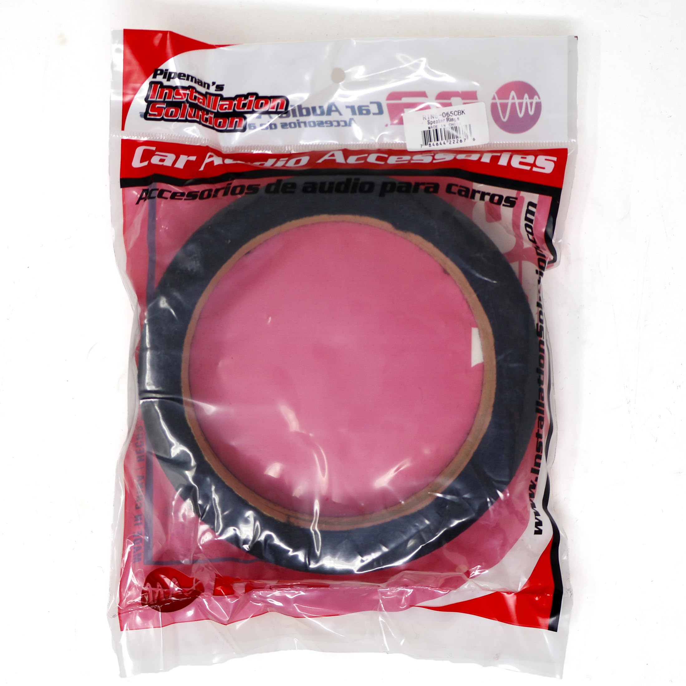 Nippon 6.5'' Wood Speaker Ring With Black Carpet Sold In Pairs