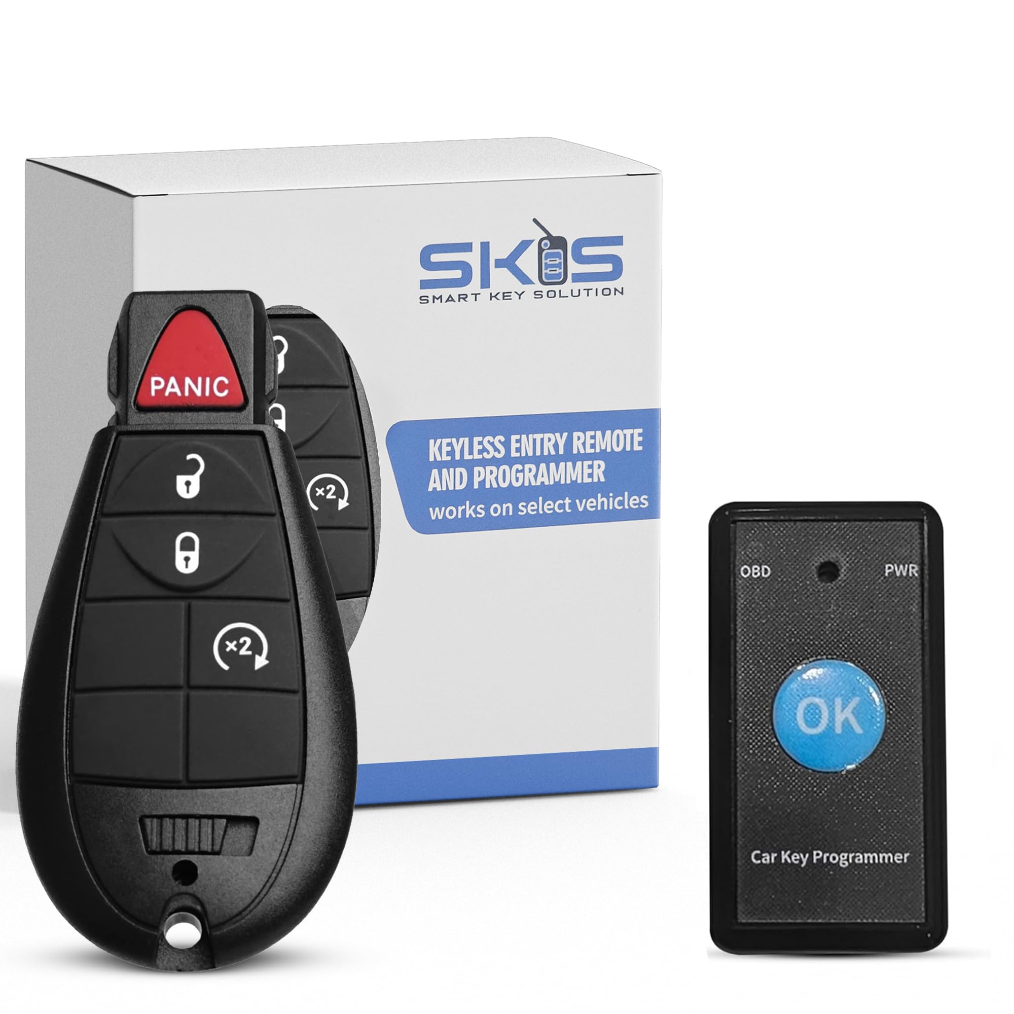 Key Fob Remote Replacement Fits for 2013 2014 2015 2016 Dodge Ram 1500 2500 3500 GQ4-53T Keyless Entry Remote Control