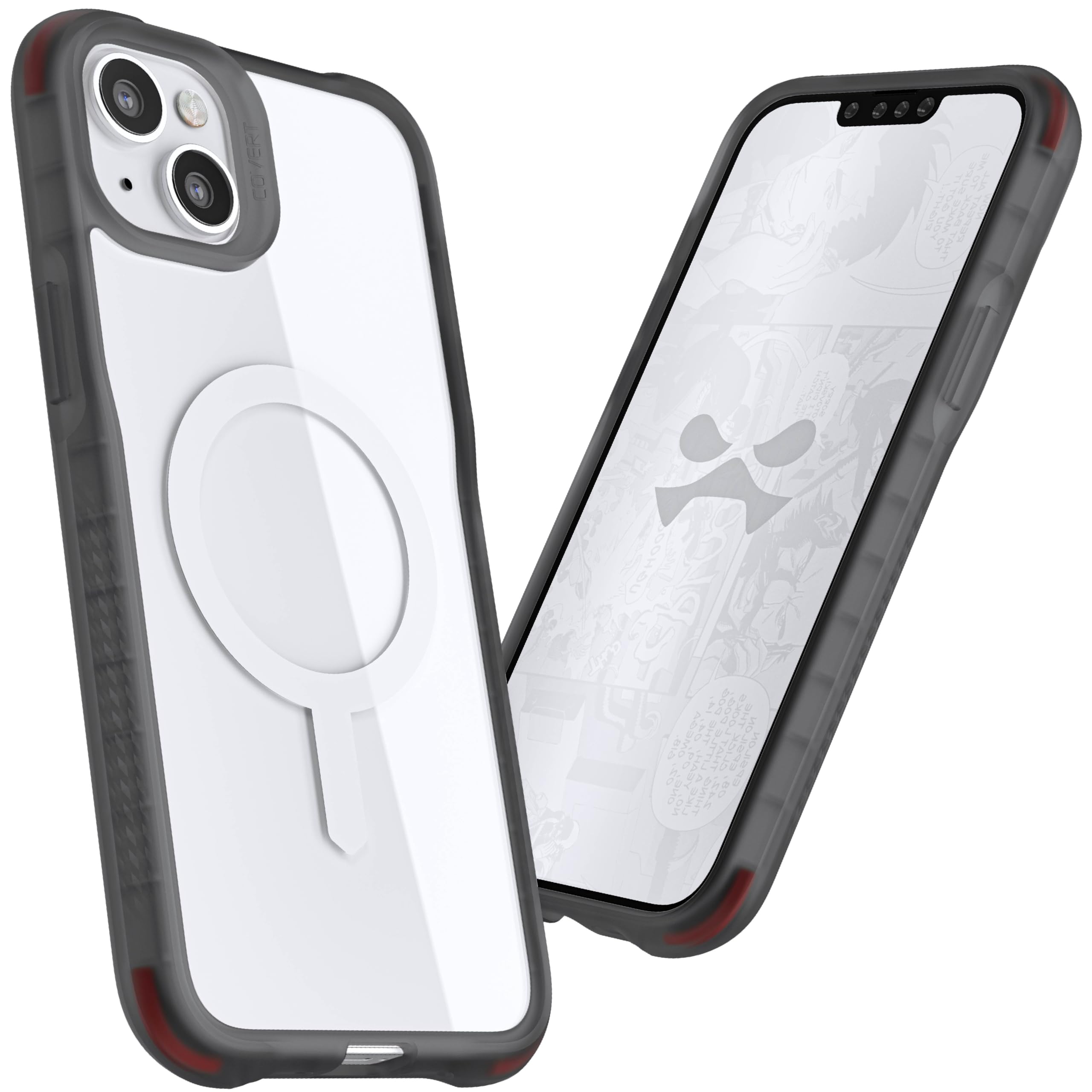 Ghostek Covert Iphone 14 Plus Clear Case - Compatible With Magsafe Accessories, Shockproof Silicone, Minimalist Phone Cover (6.7
