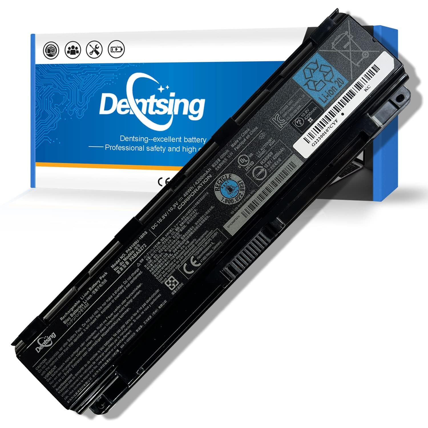 Dentsing Pa5109U 1Brs Laptop Battery Replace For Toshiba Satellite C40 C45 C50 C50T C55 C55D C70 C70 A C75 C75D C75T C840 C840D