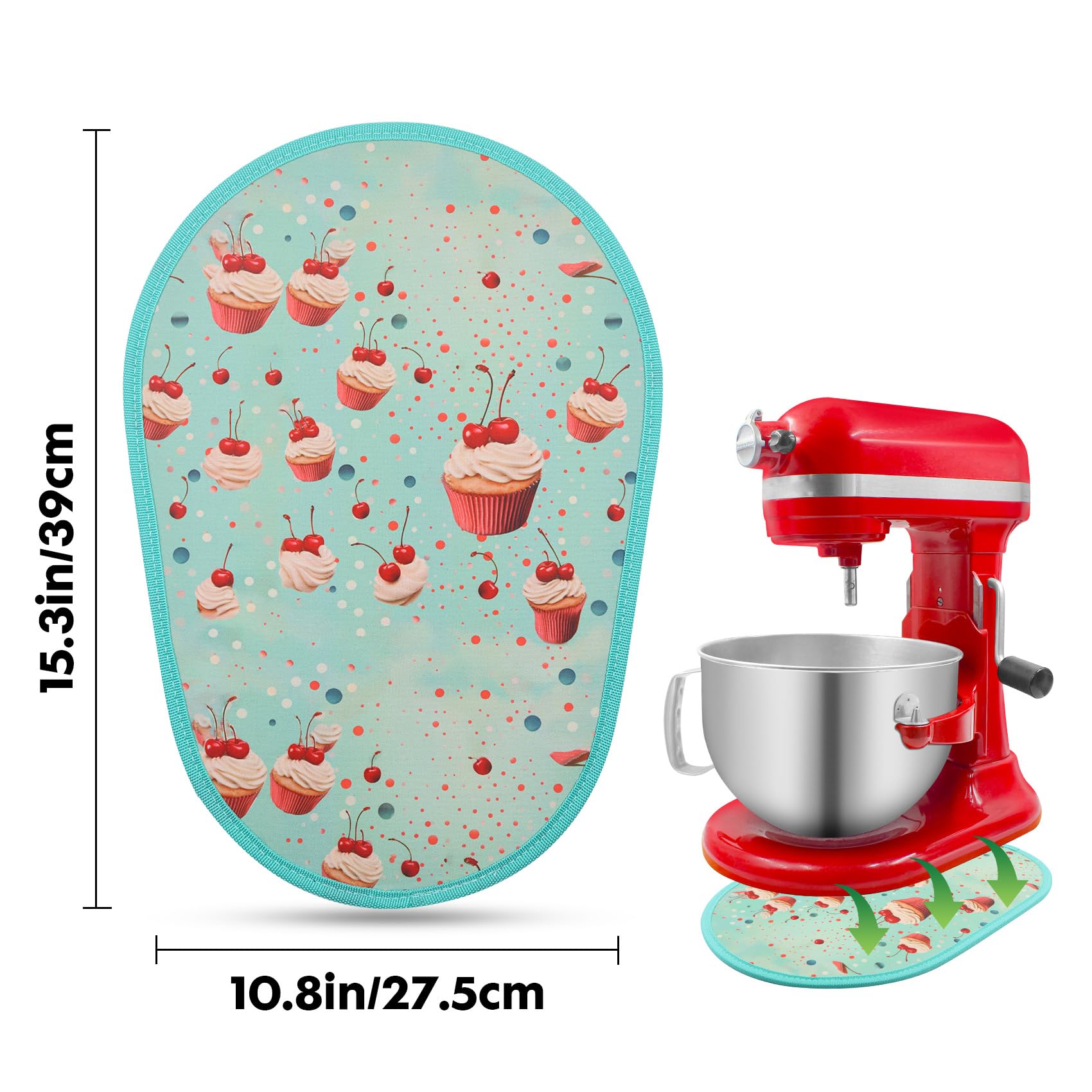 For Kitchen Aid Mixer Slider Mat   Sliding Mat For Kitchen Aid 5 8 Qt Bowl Lift Stand Mixer, Mover Mixer Attachment Professional