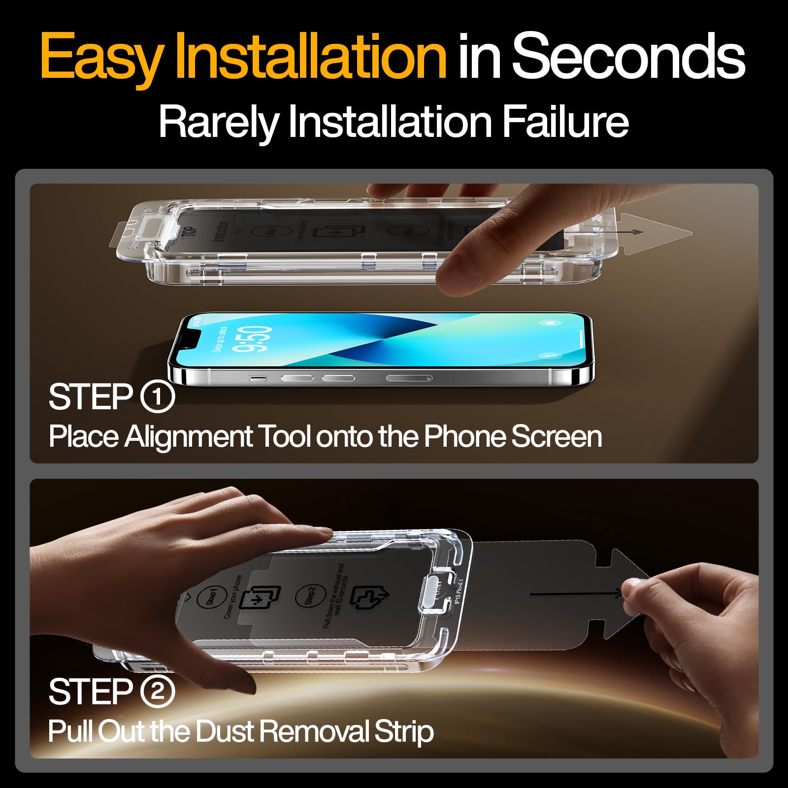 Smartdevil 2Pack For Iphone 13 Privacy Screen Protector With 2Pack Camera Lens Protector, 9H Protection Anti Spy Privacy Glass T