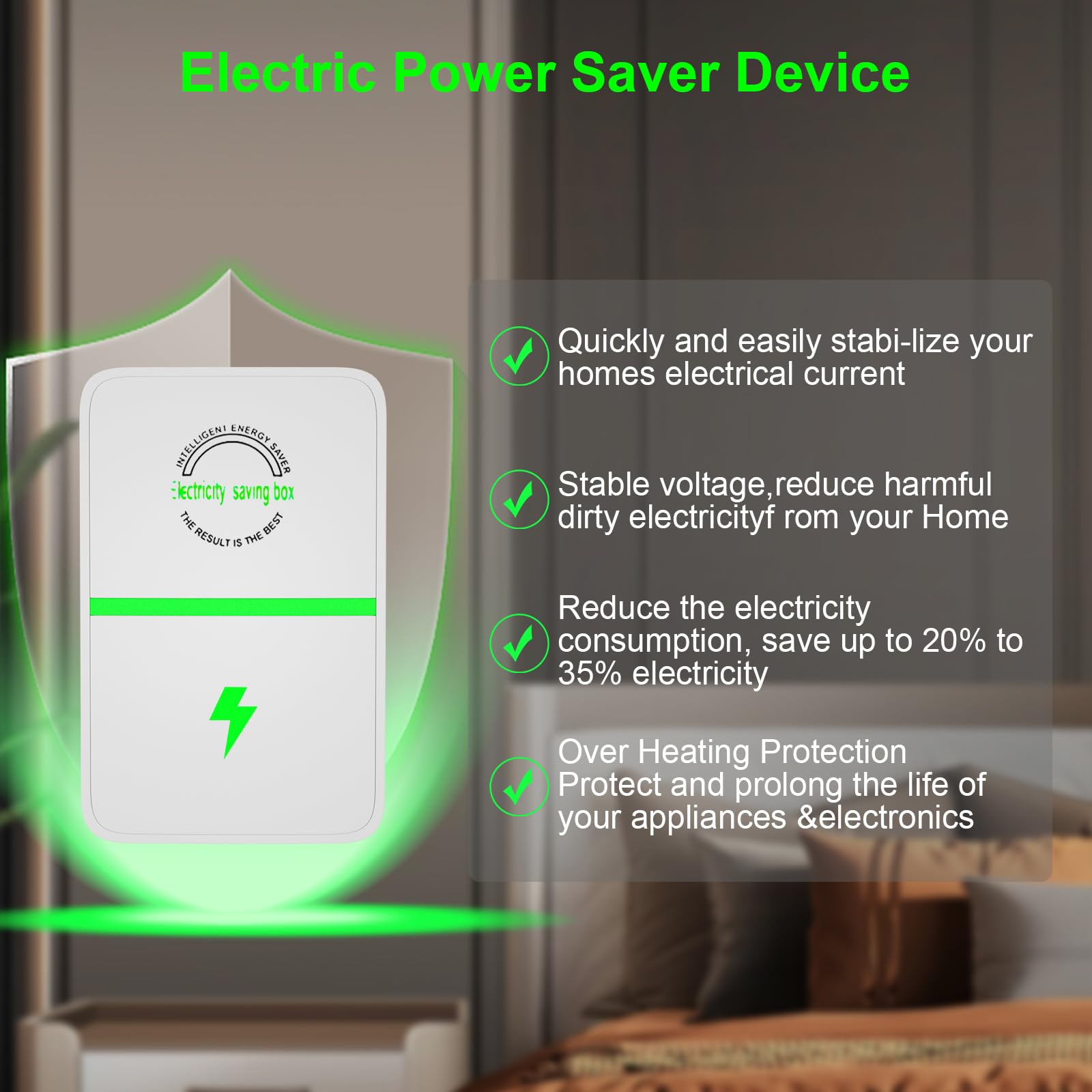 Stopwatt Energy Saving Device, Pro Power Saver 6Pack, Stop Watt Energy Saver, Eletricity Saving Box, Household Energy Savers Plu