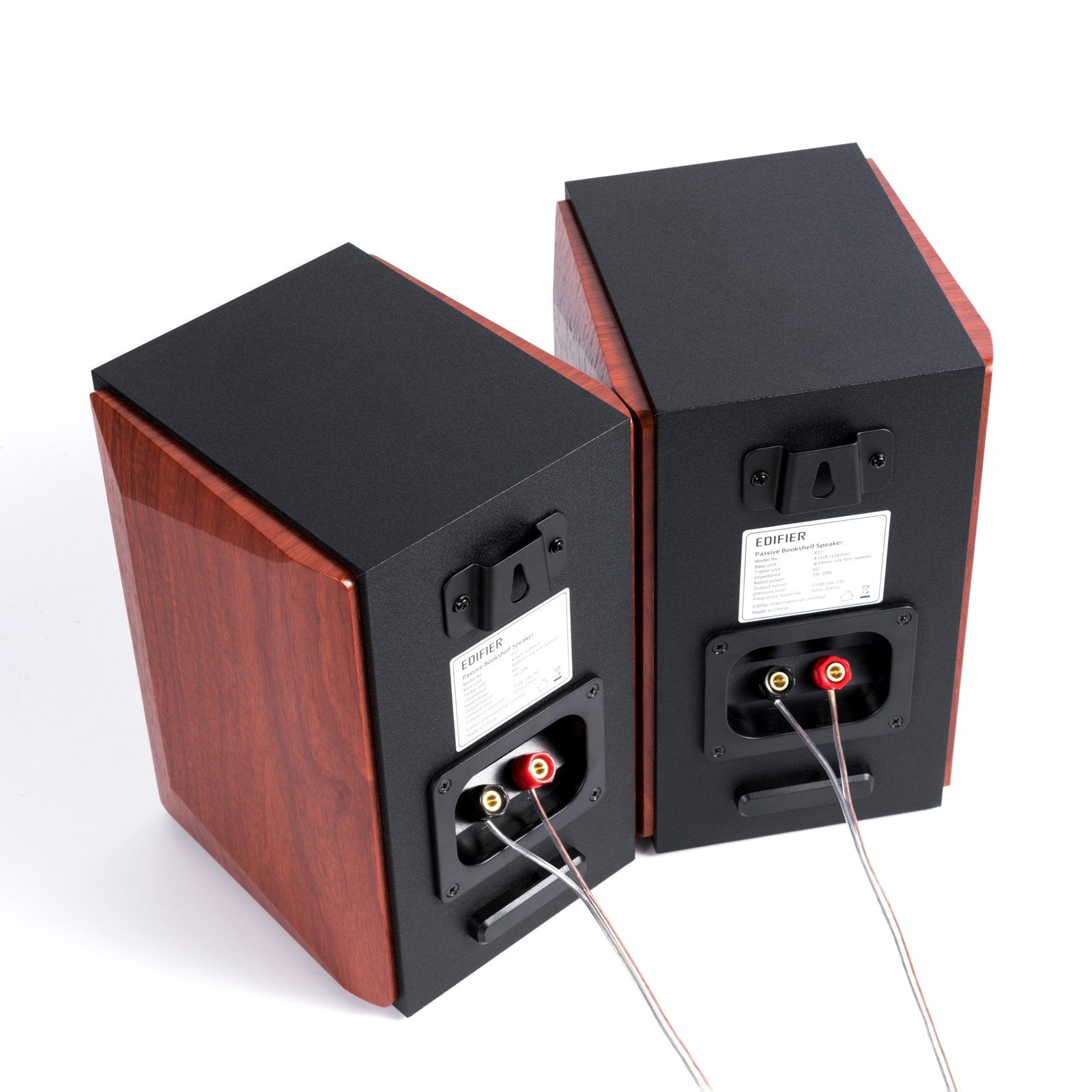 Edifier P17 Passive Shelf Speakers Pair Of 2-Way Speakers With Built-In Wall Mount, Perfect For 5.1, 7.1 Or 11.1 Sides/Rear Surr