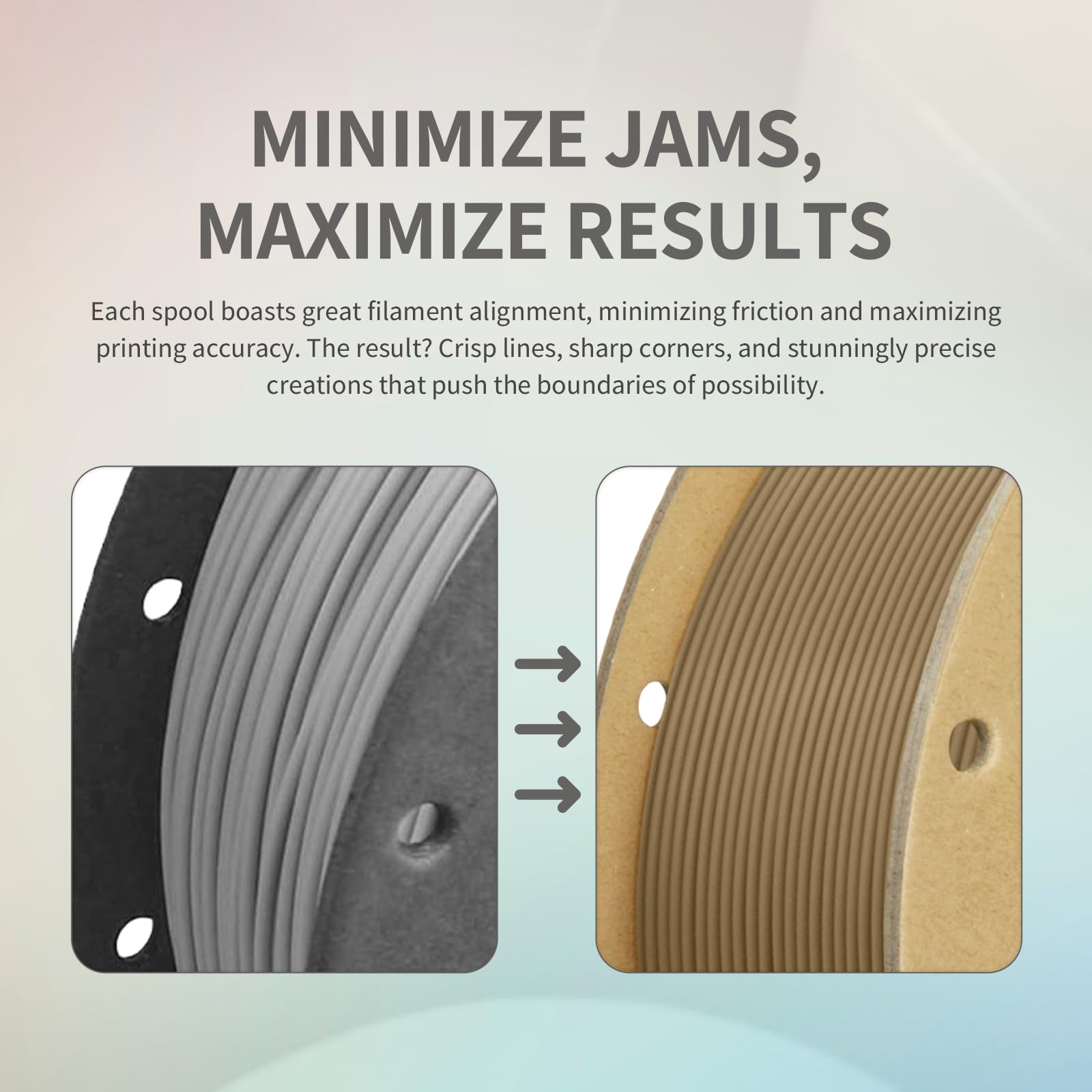 Overture Easy Pla 1.75Mm 3D Printer Filament, 1Kg Pla Cardboard Spool (2.2Lbs), Dimensional Accuracy +/  0.02Mm, Fit Most Fdm Pr